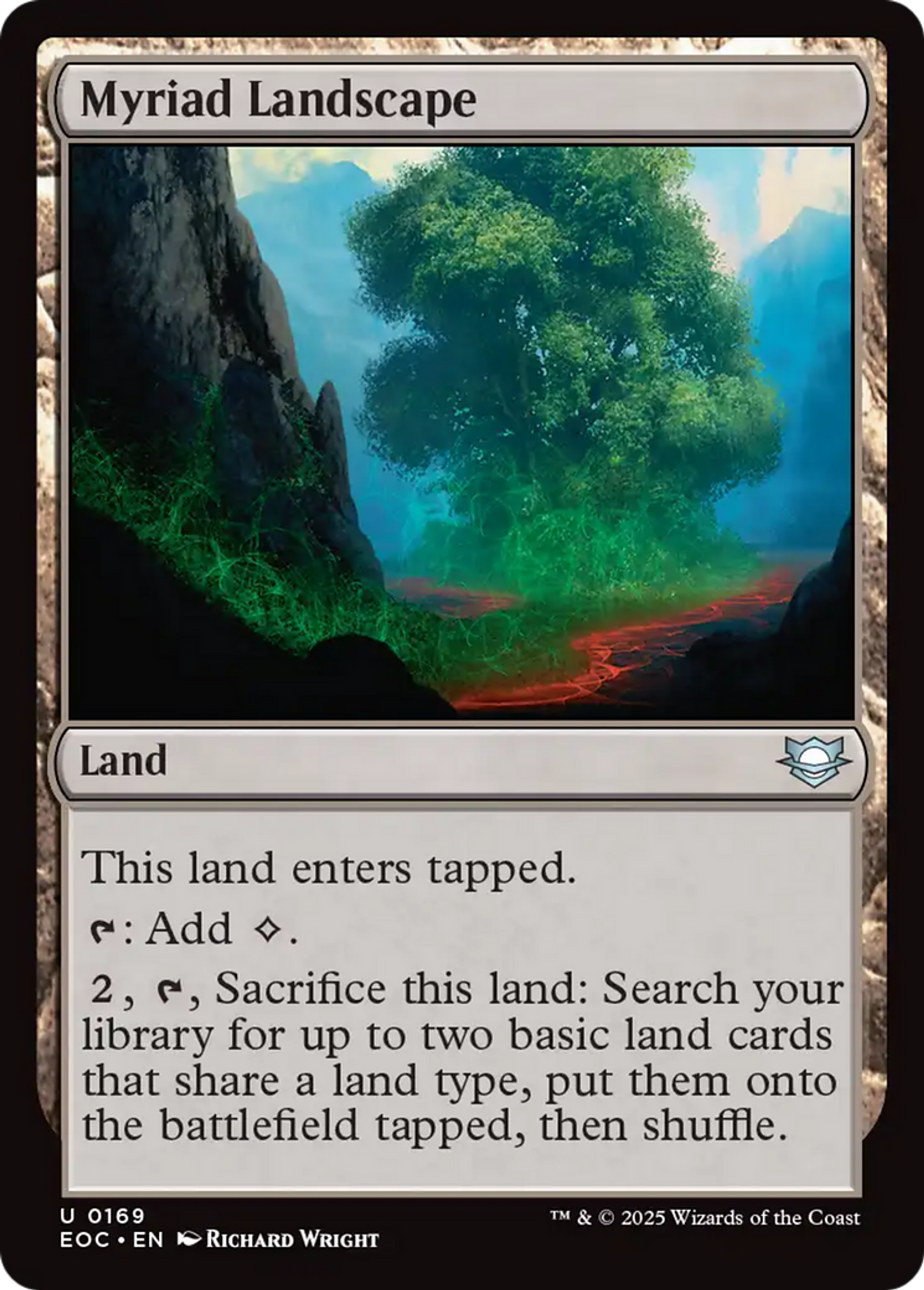 Myriad Landscape — Edge of Eternities Commander — Magic: The Gathering