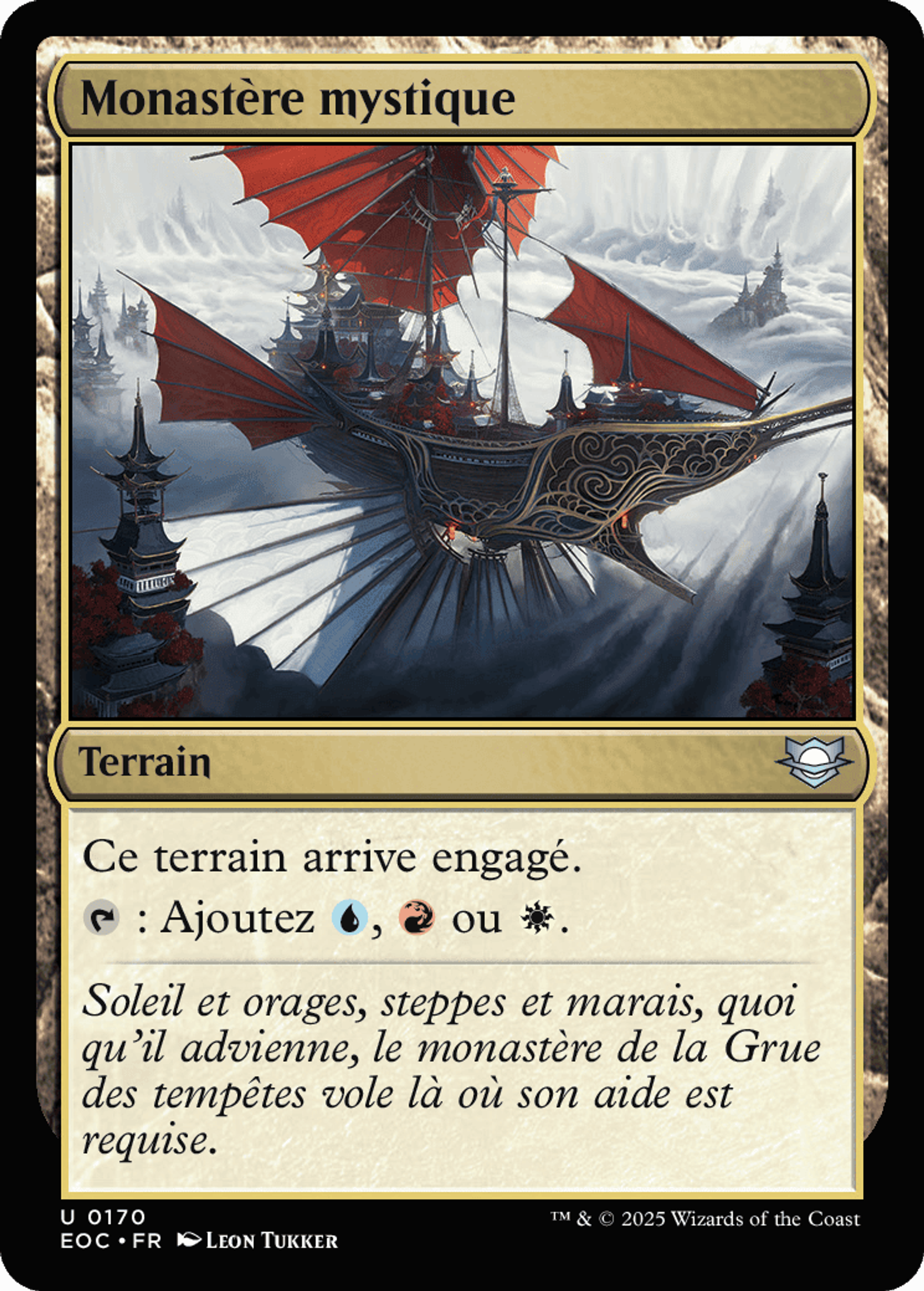 Monastère mystique — Edge of Eternities Commander — Magic: The Gathering