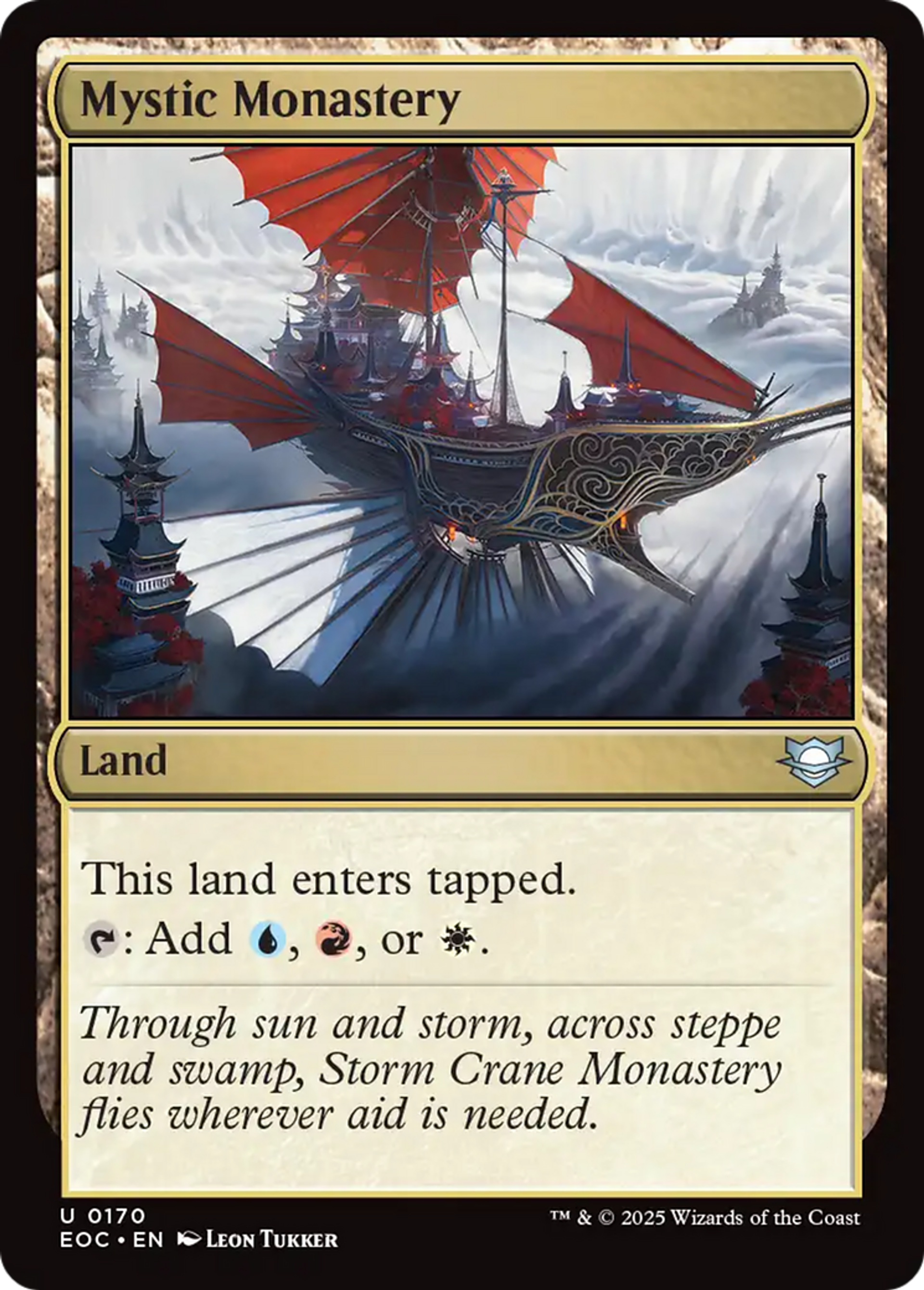 Mystic Monastery — Edge of Eternities Commander — Magic: The Gathering