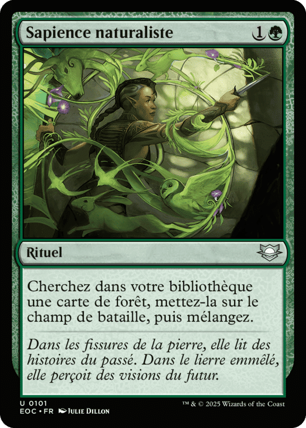 Sapience naturaliste — Edge of Eternities Commander — Magic: The Gathering
