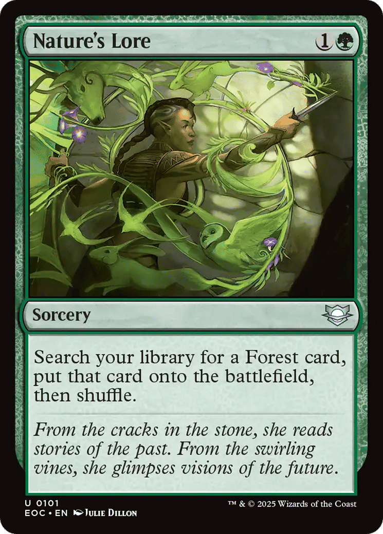 Nature's Lore — Edge of Eternities Commander — Magic: The Gathering