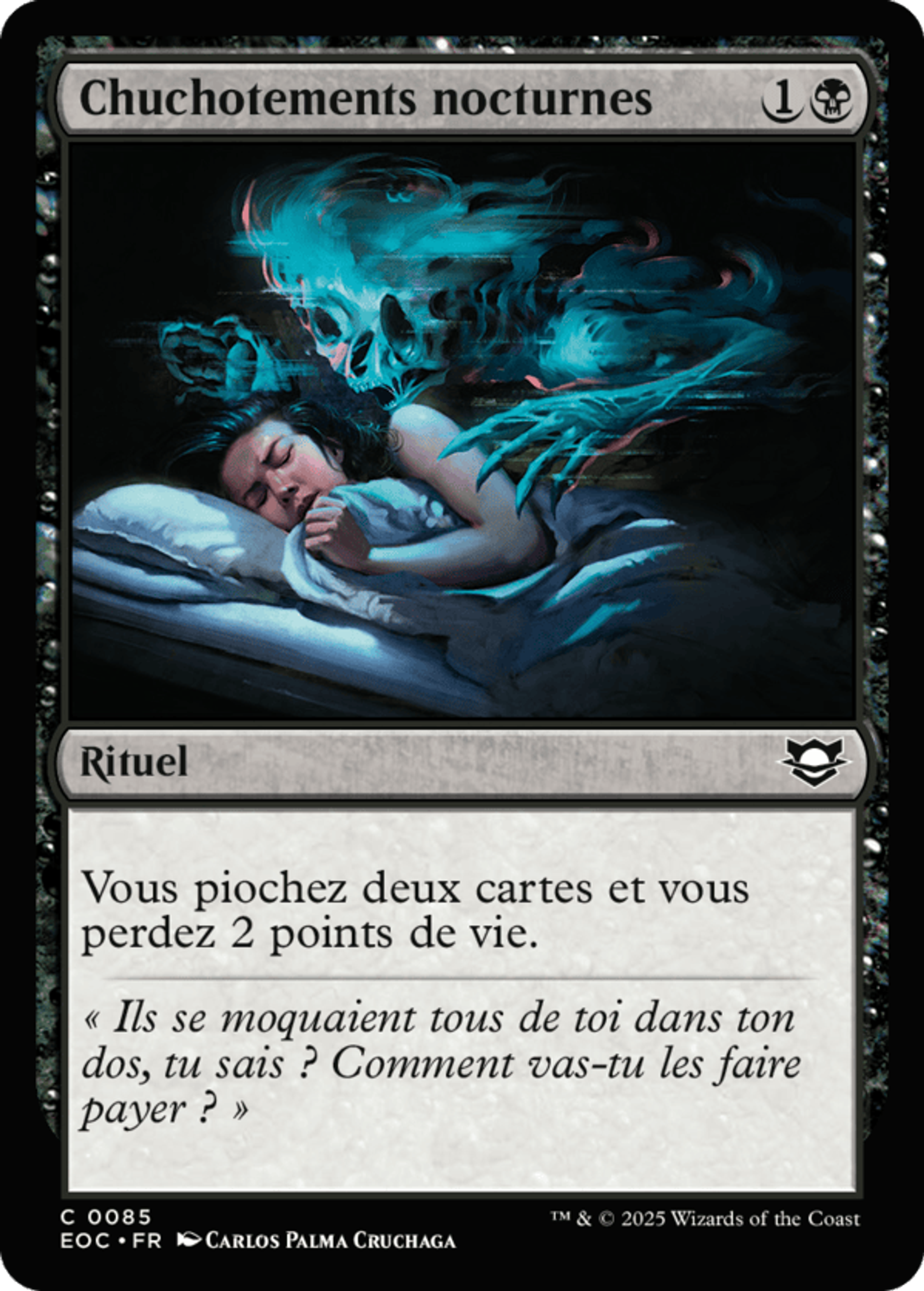 Chuchotements nocturnes — Edge of Eternities Commander — Magic: The Gathering