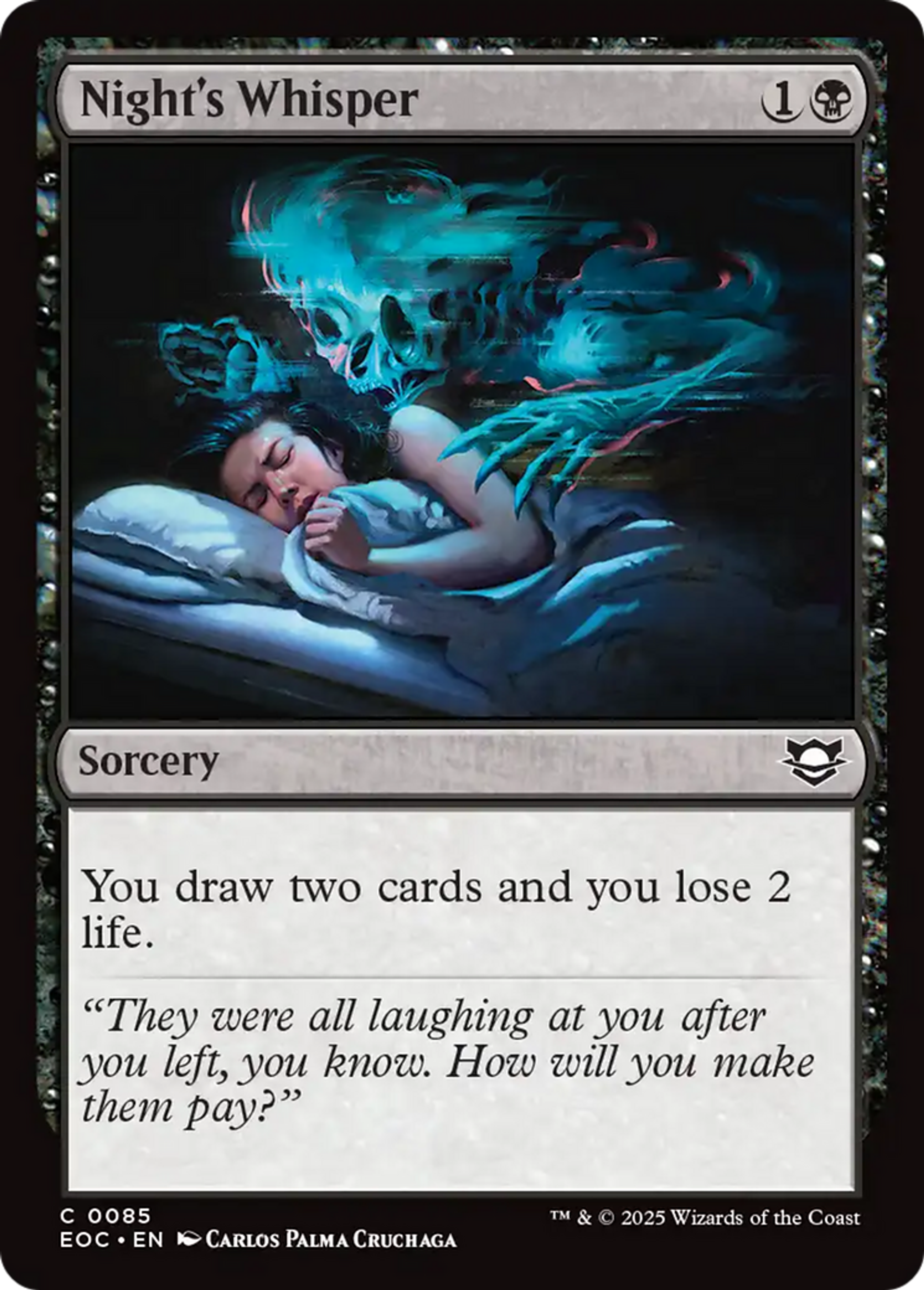 Night's Whisper — Edge of Eternities Commander — Magic: The Gathering
