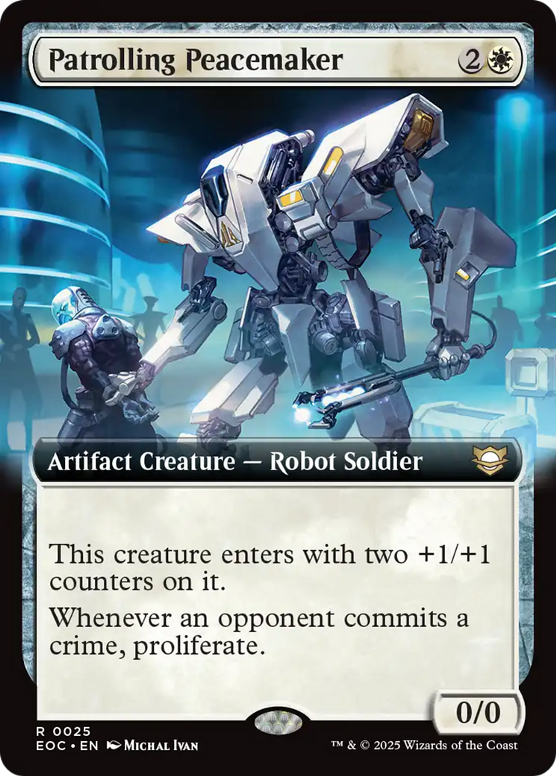 Patrolling Peacemaker — Edge of Eternities Commander — Magic: The Gathering