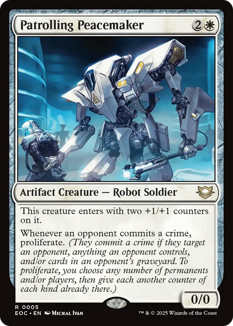 Patrolling Peacemaker — Edge of Eternities Commander — Magic: The Gathering