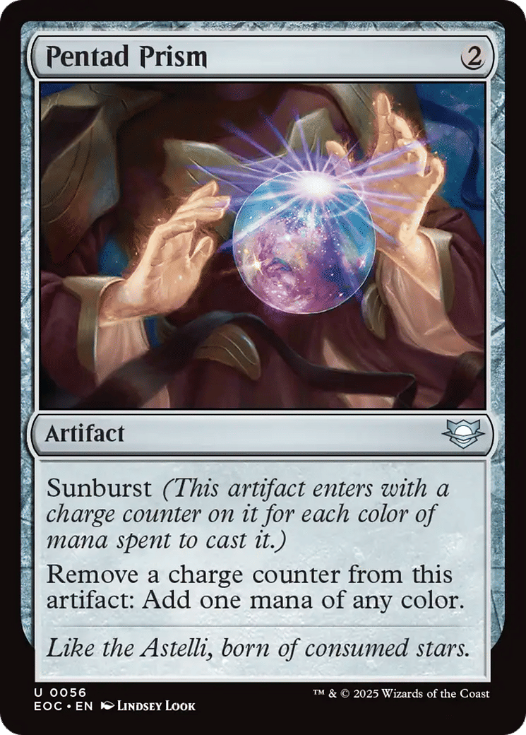 Pentad Prism — Edge of Eternities Commander — Magic: The Gathering