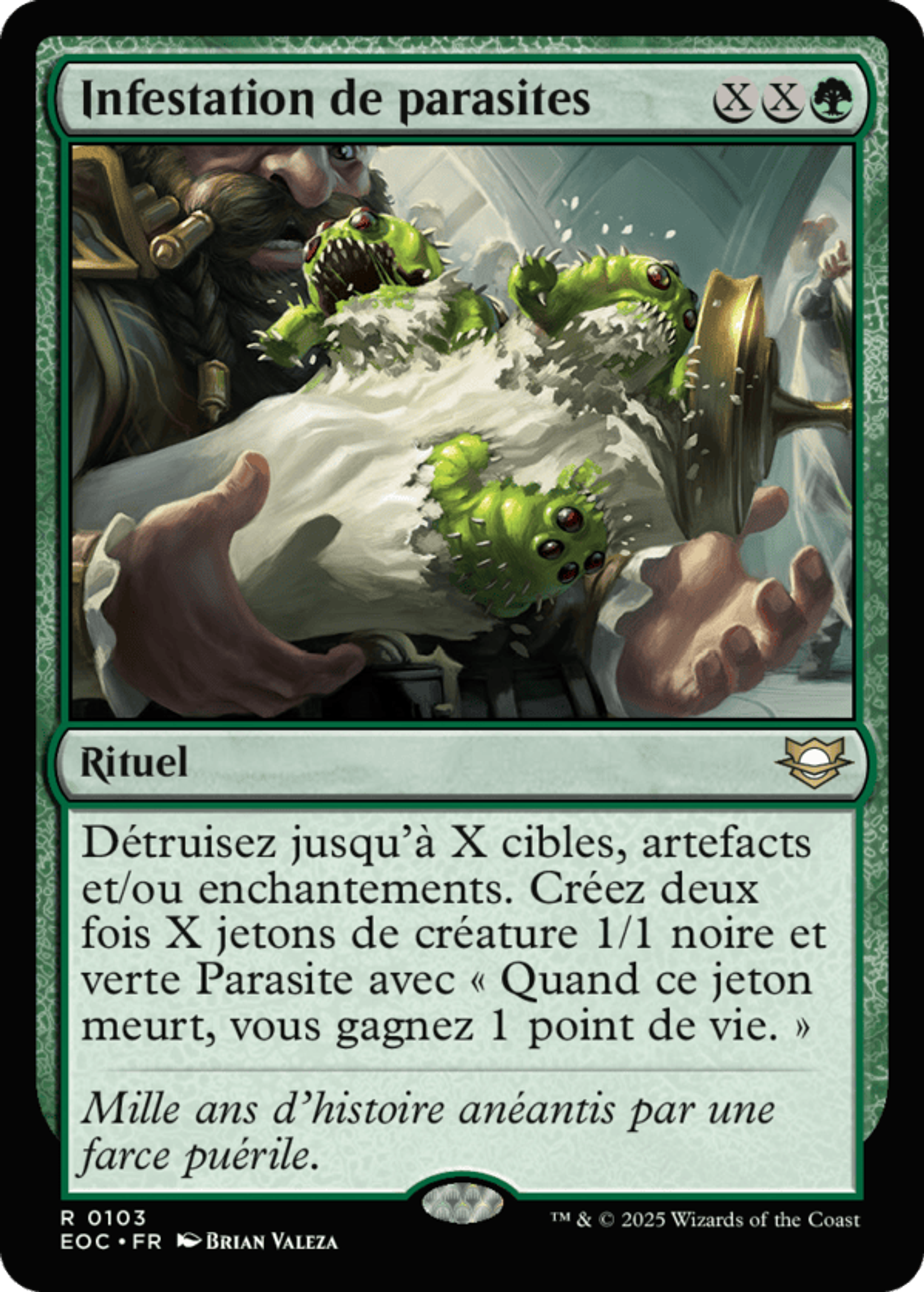 Infestation de parasites — Edge of Eternities Commander — Magic: The Gathering