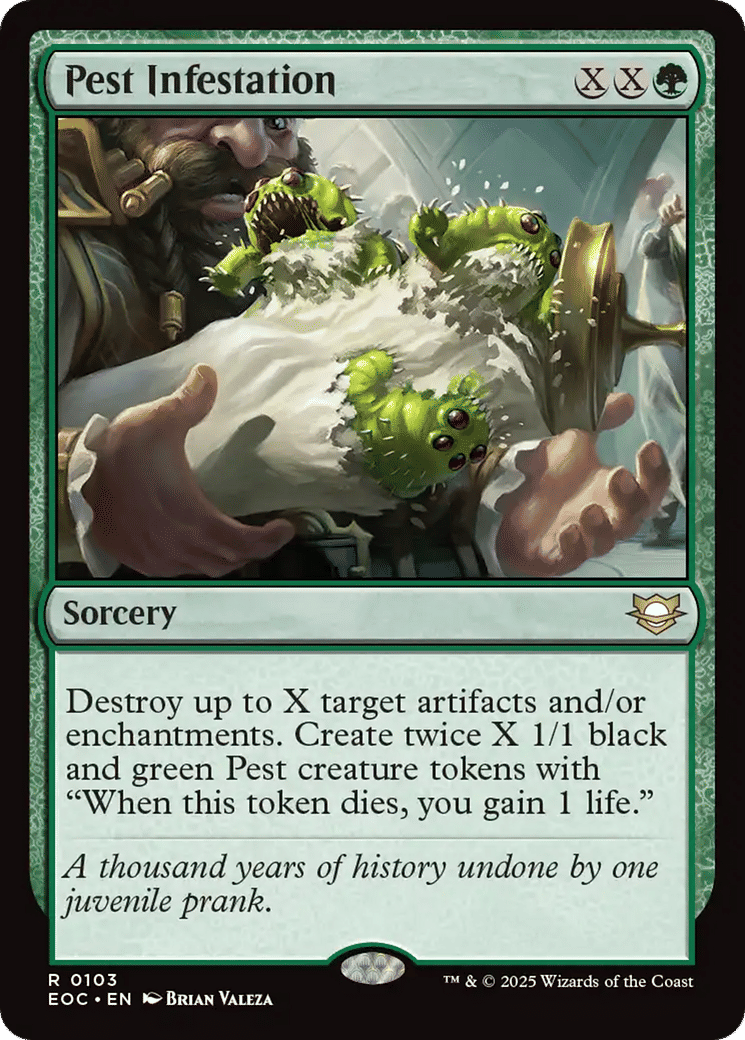 Pest Infestation — Edge of Eternities Commander — Magic: The Gathering