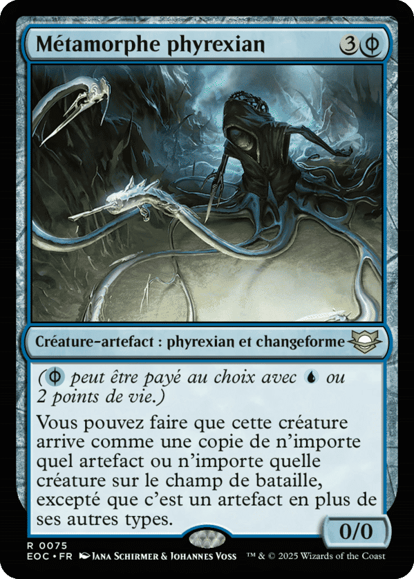 Métamorphe phyrexian — Edge of Eternities Commander — Magic: The Gathering