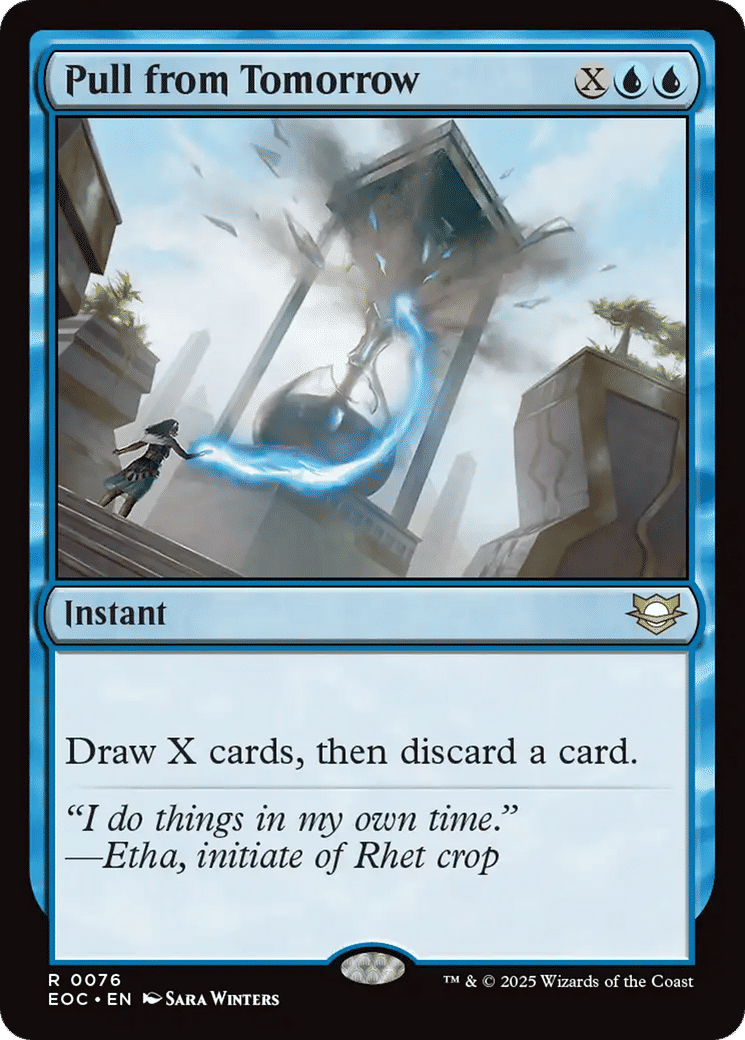 Pull from Tomorrow — Edge of Eternities Commander — Magic: The Gathering