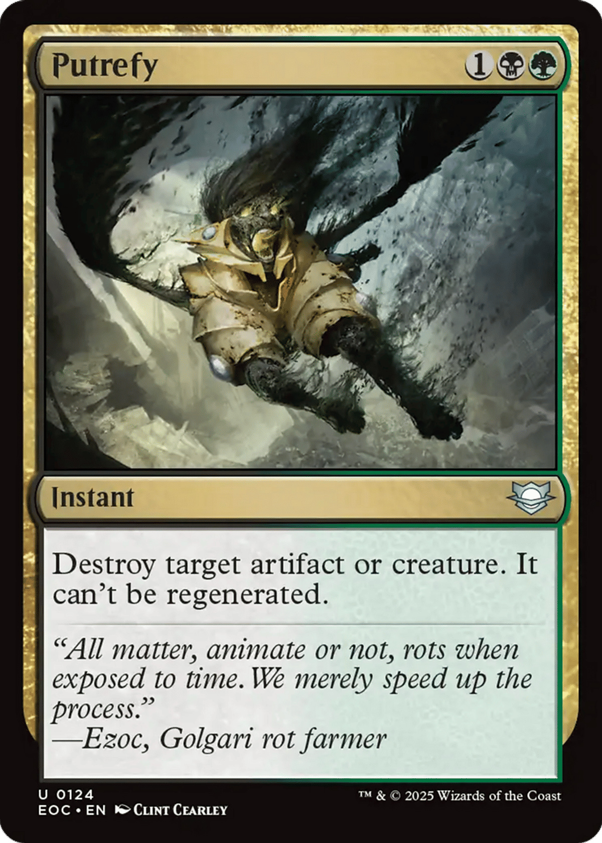Putrefy from Edge of Eternities Commander - Magic: The Gathering