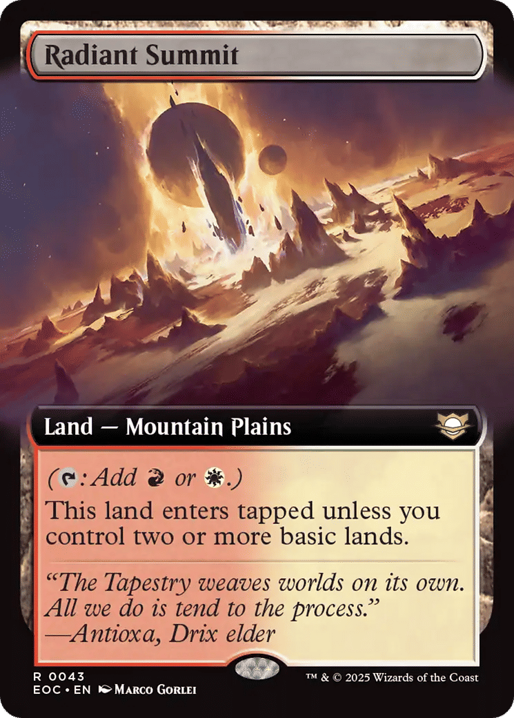 Radiant Summit — Edge of Eternities Commander — Magic: The Gathering