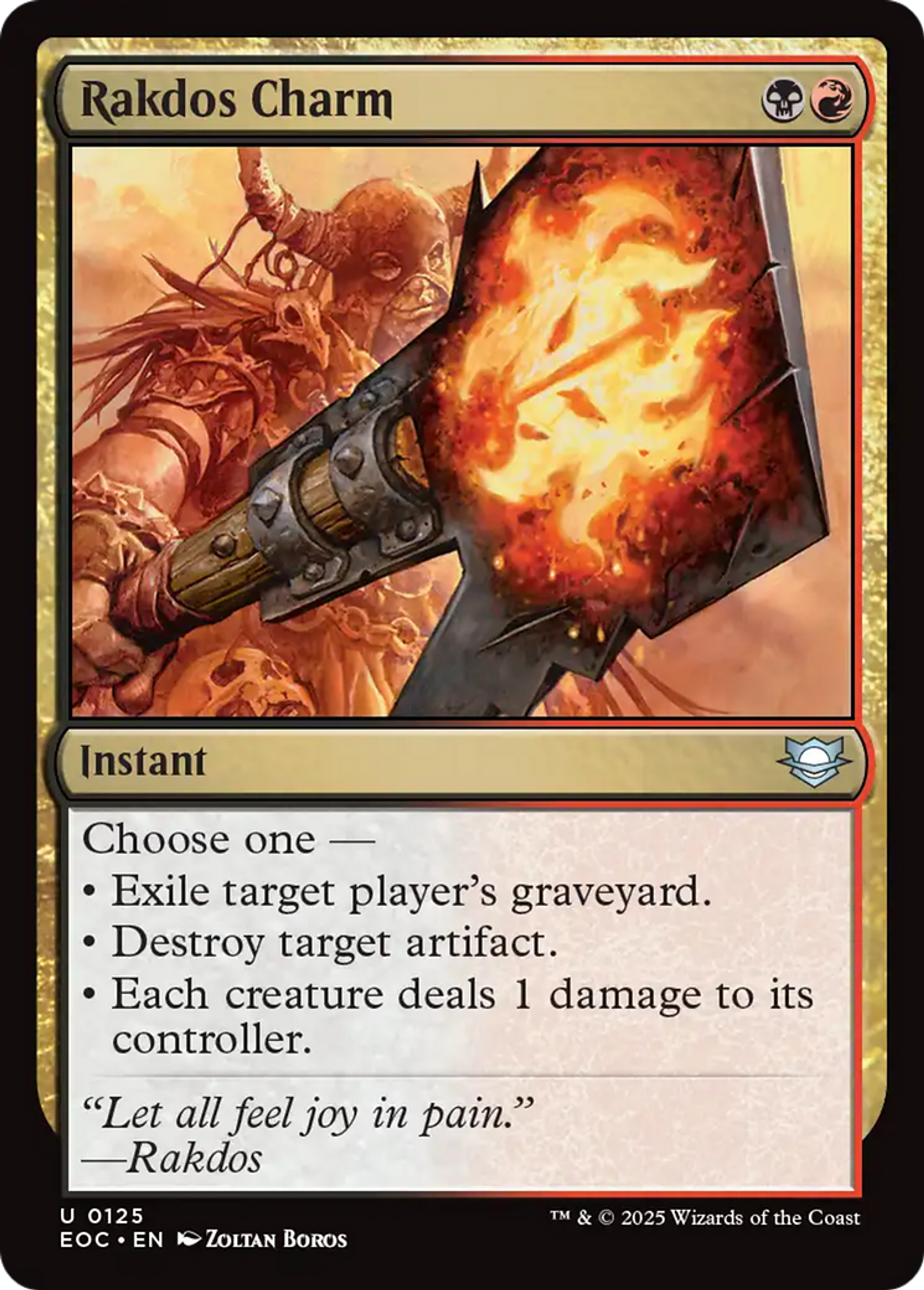 Charme de Rakdos — Edge of Eternities Commander — Magic: The Gathering