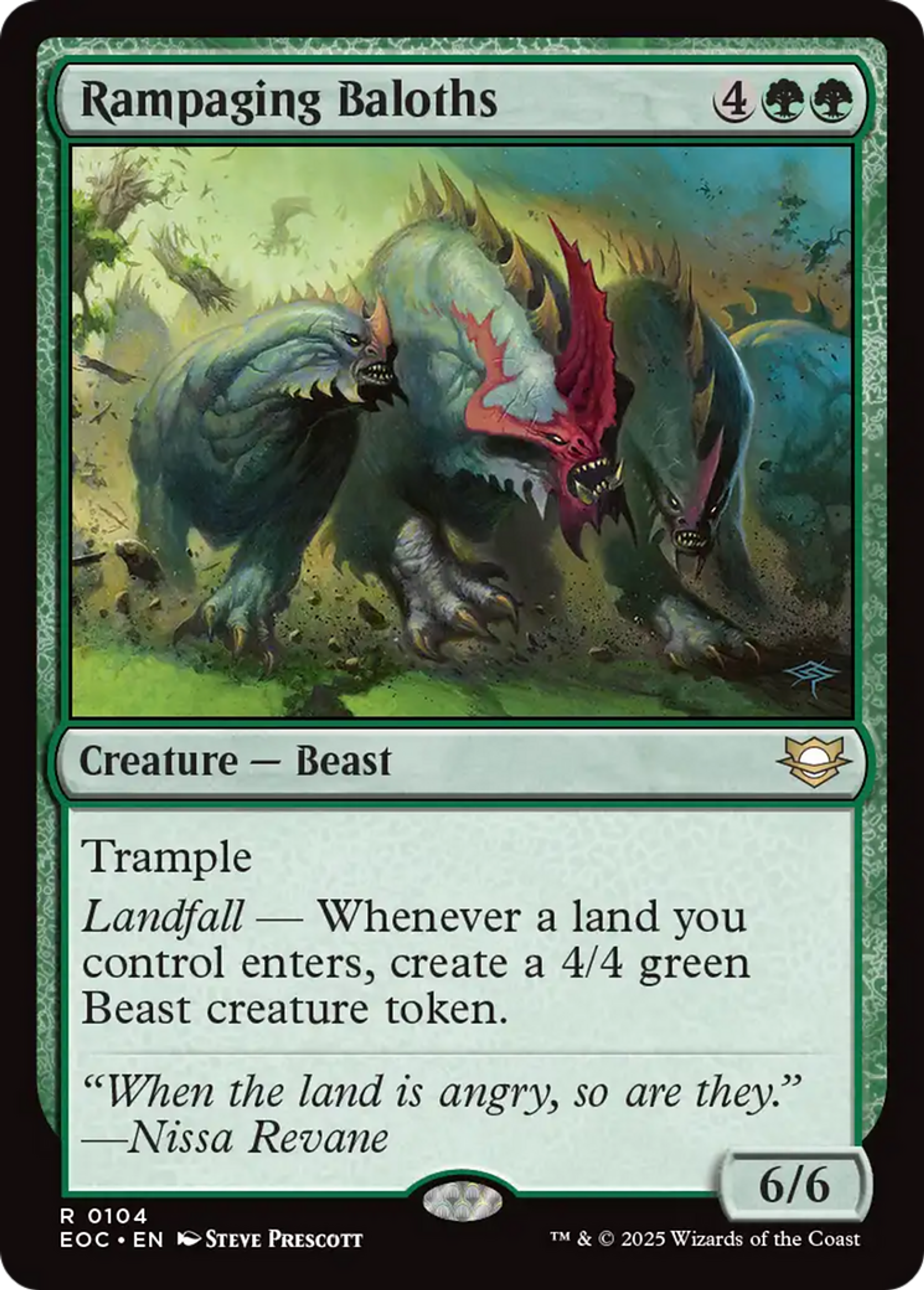 Rampaging Baloths — Edge of Eternities Commander — Magic: The Gathering