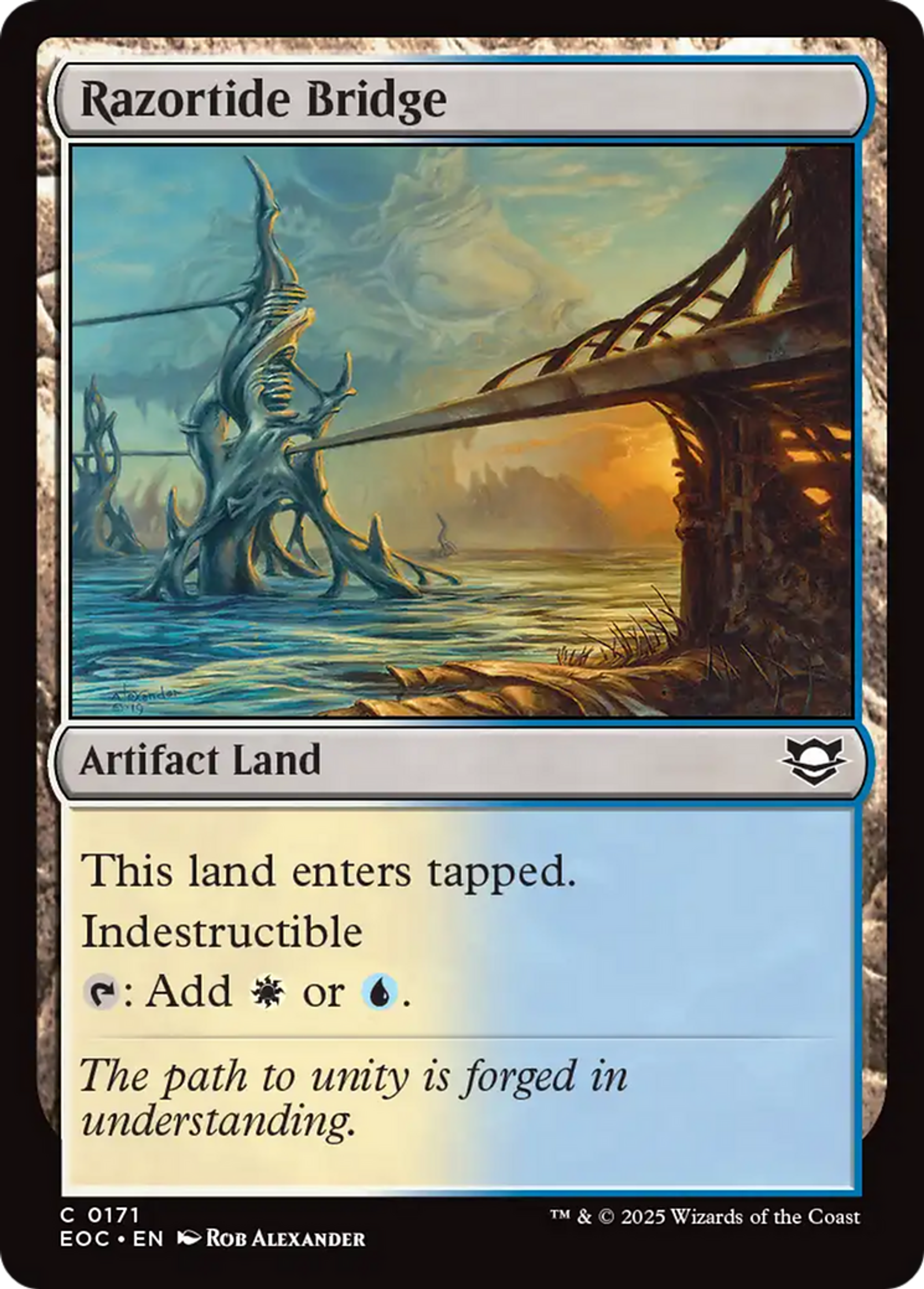 Razortide Bridge — Edge of Eternities Commander — Magic: The Gathering