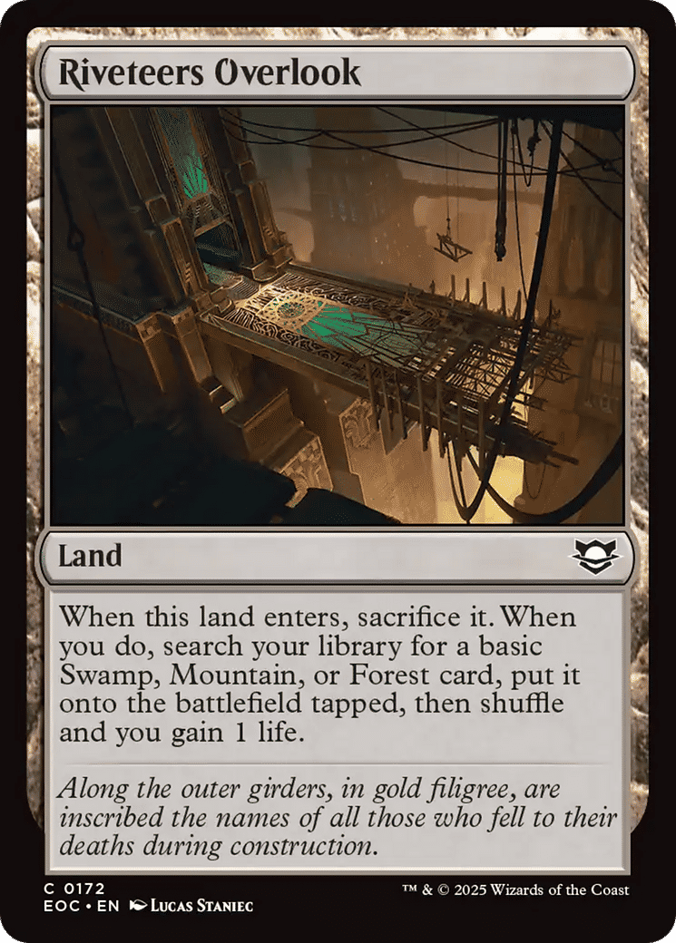 Riveteers Overlook — Edge of Eternities Commander — Magic: The Gathering