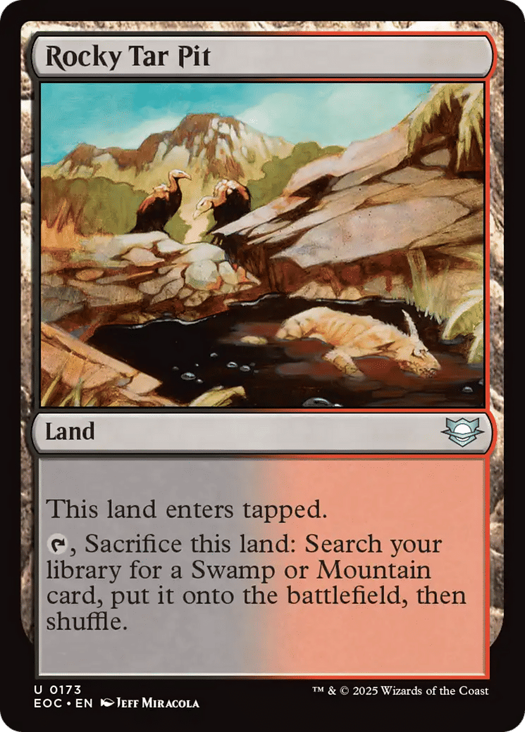 Rocky Tar Pit — Edge of Eternities Commander — Magic: The Gathering