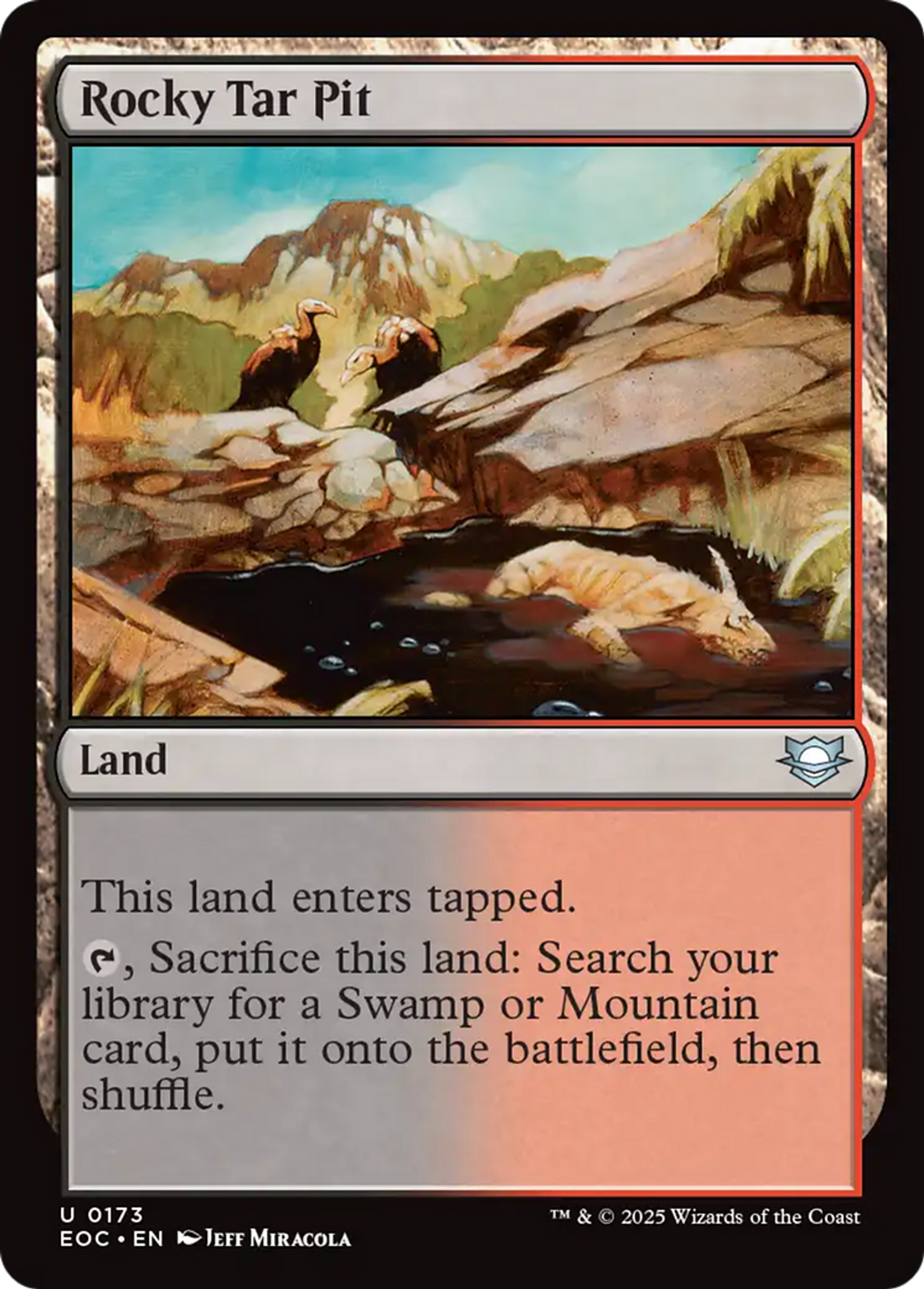 Rocky Tar Pit — Edge of Eternities Commander — Magic: The Gathering
