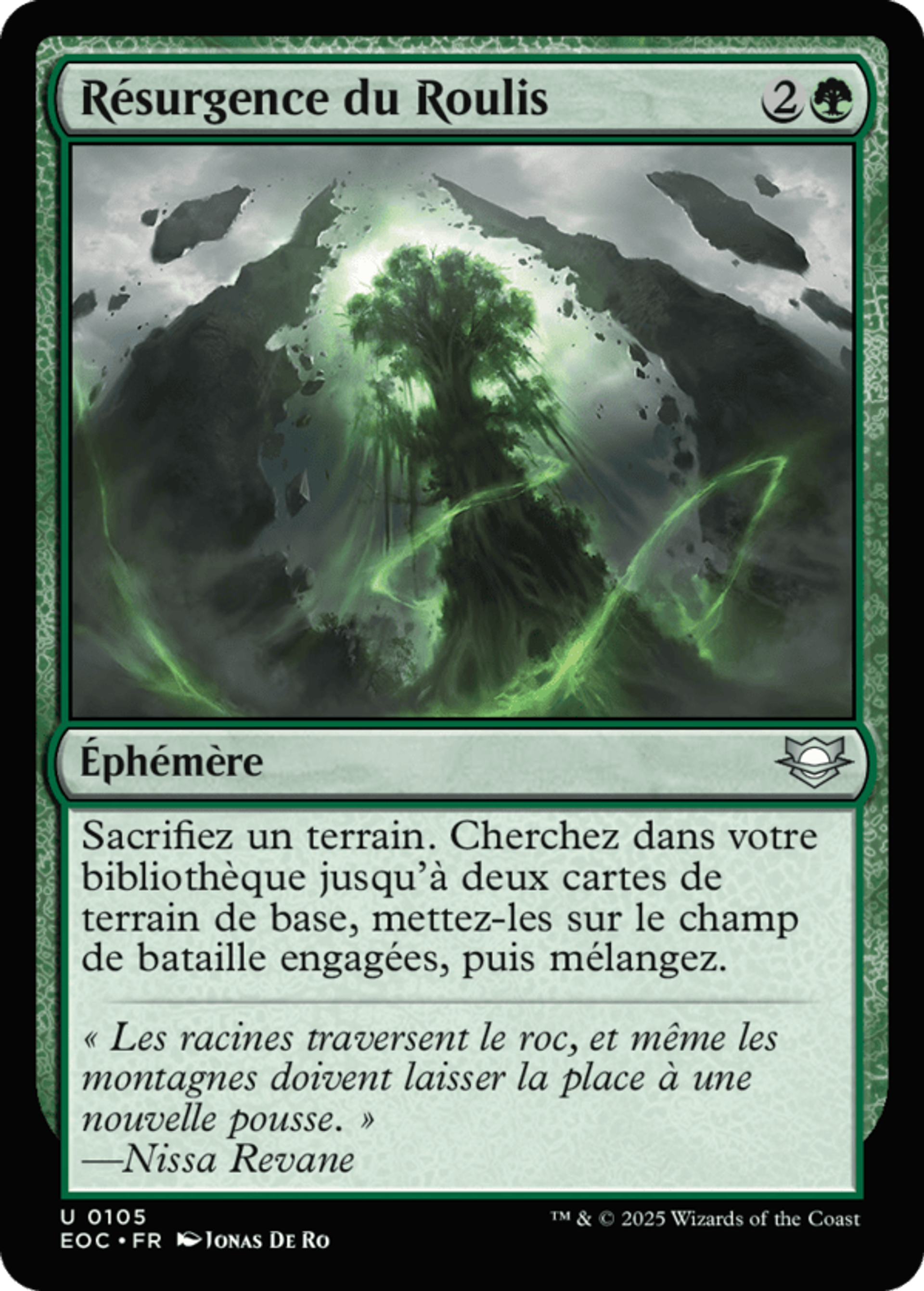 Résurgence du Roulis — Edge of Eternities Commander — Magic: The Gathering