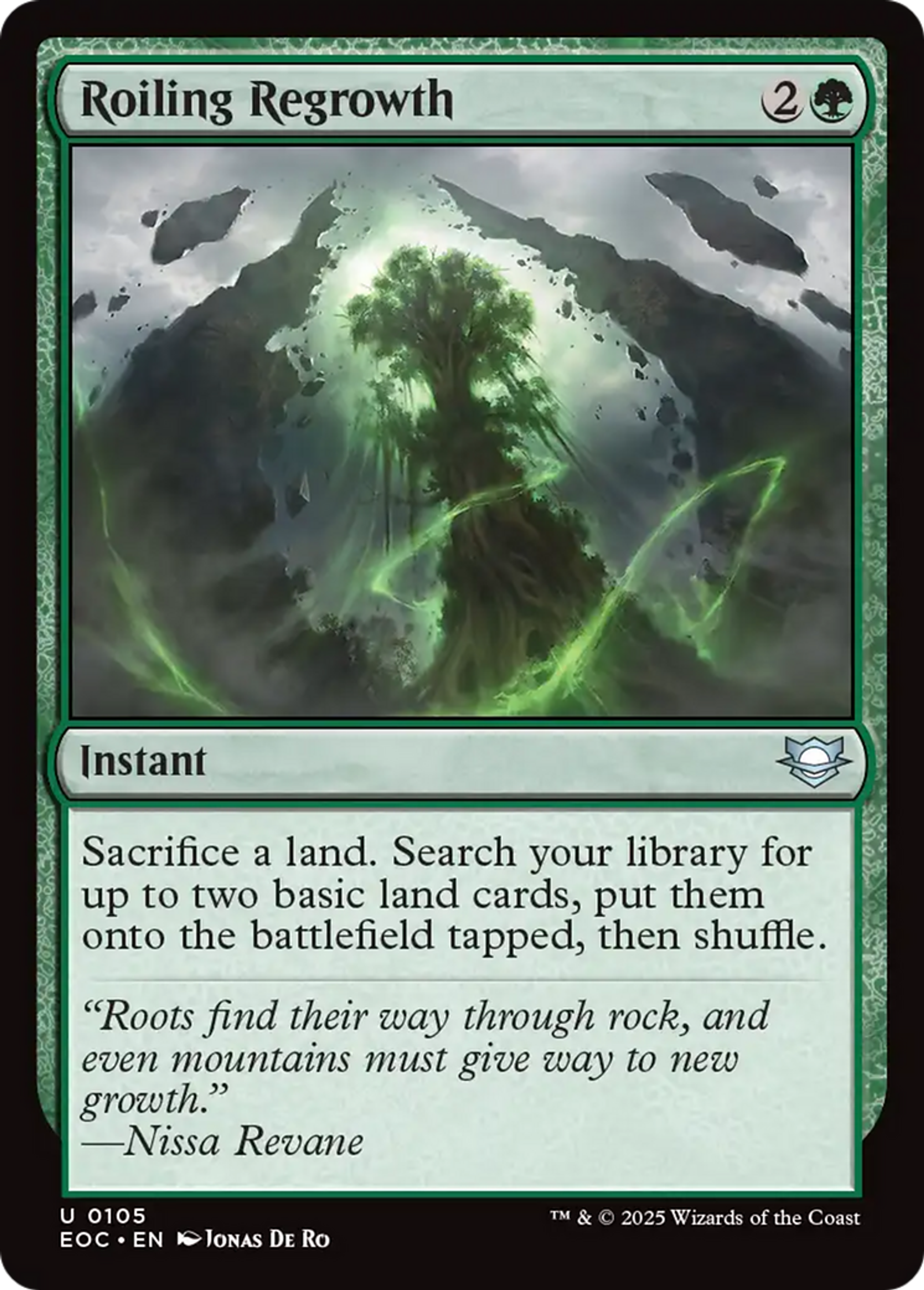 Résurgence du Roulis — Edge of Eternities Commander — Magic: The Gathering