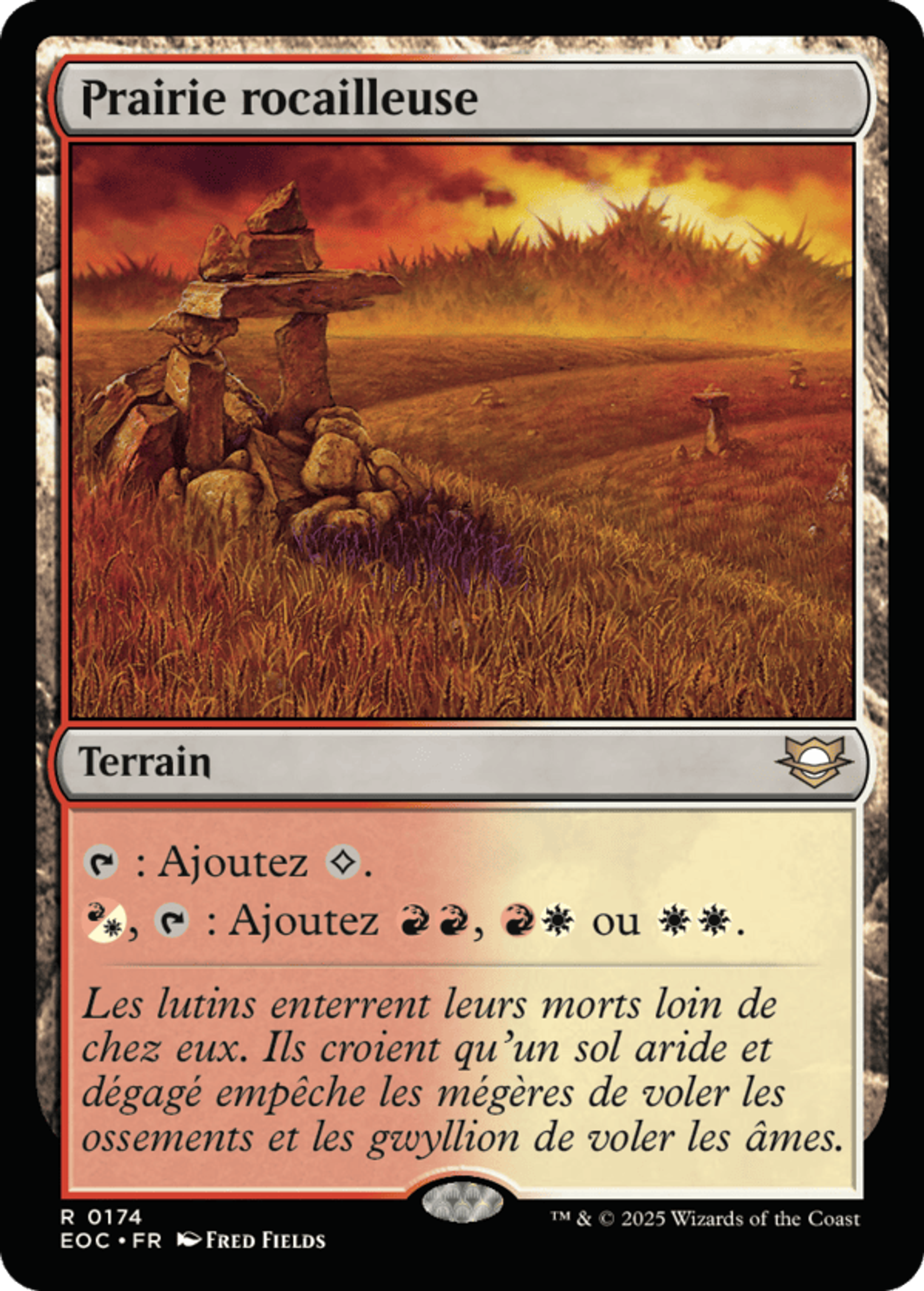Prairie rocailleuse — Edge of Eternities Commander — Magic: The Gathering