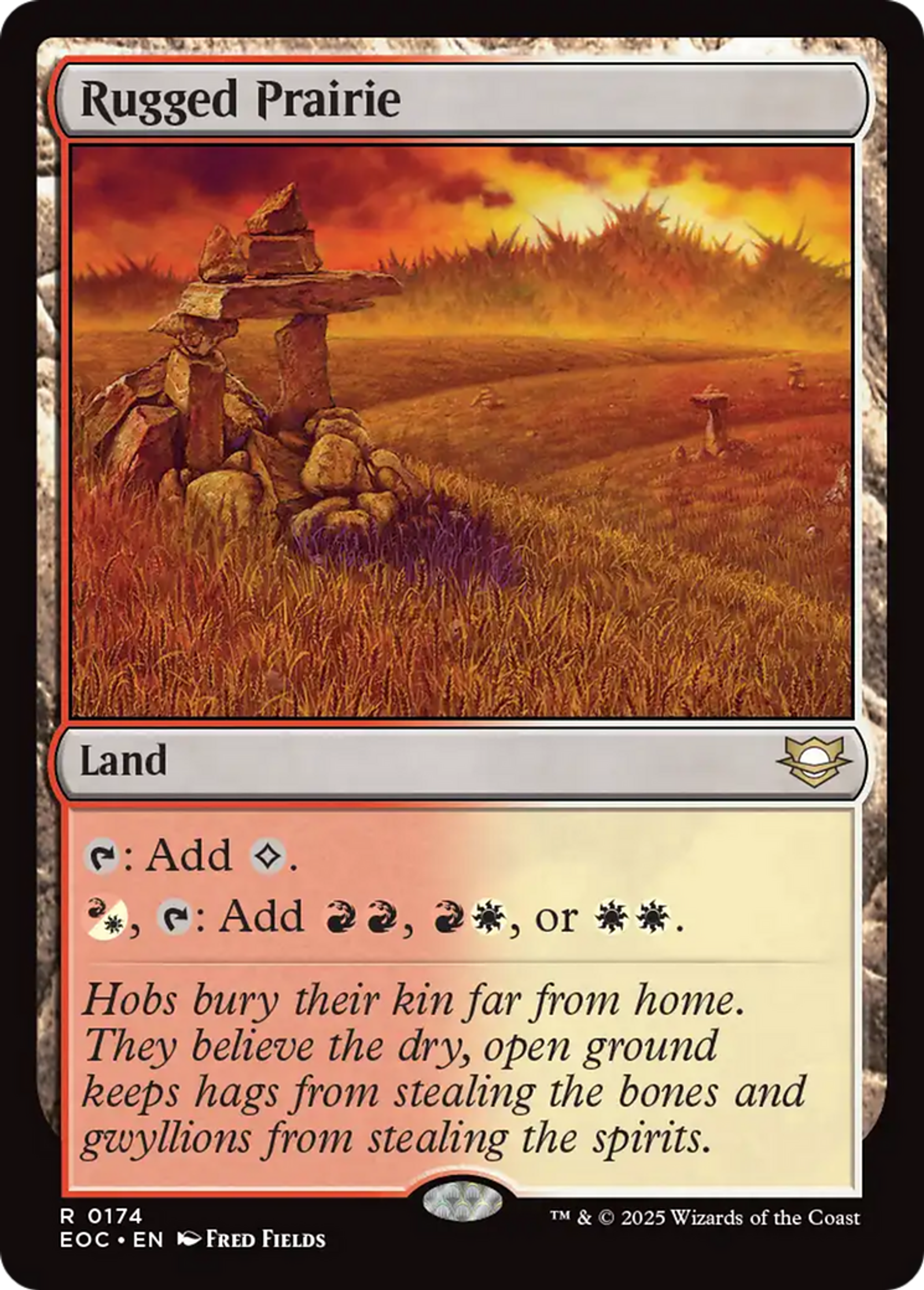 Rugged Prairie — Edge of Eternities Commander — Magic: The Gathering