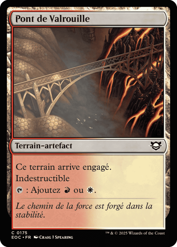 Pont de Valrouille — Edge of Eternities Commander — Magic: The Gathering