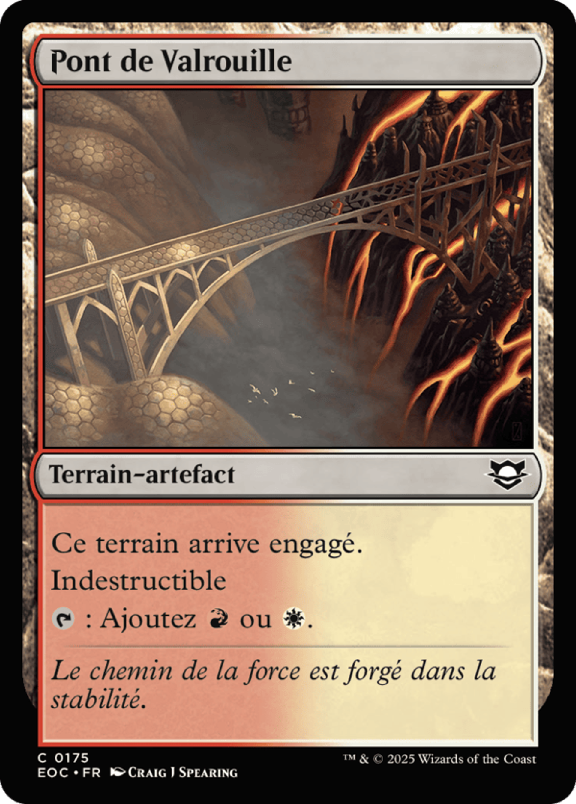Pont de Valrouille — Edge of Eternities Commander — Magic: The Gathering