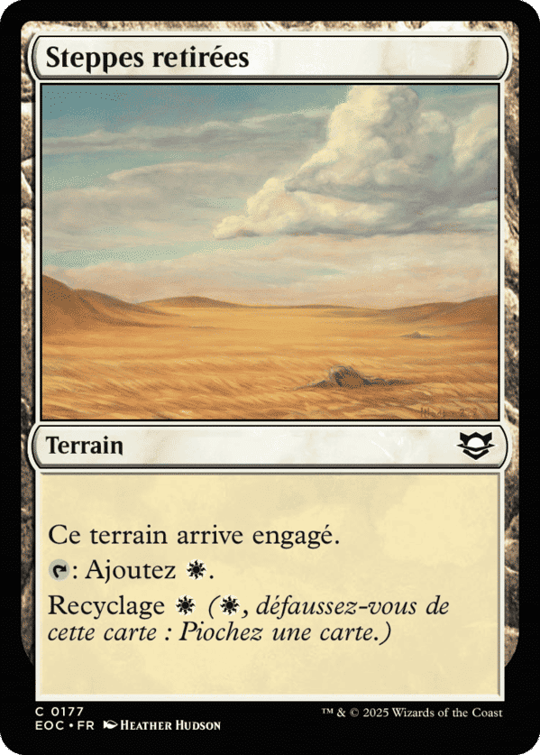 Steppes retirées — Edge of Eternities Commander — Magic: The Gathering