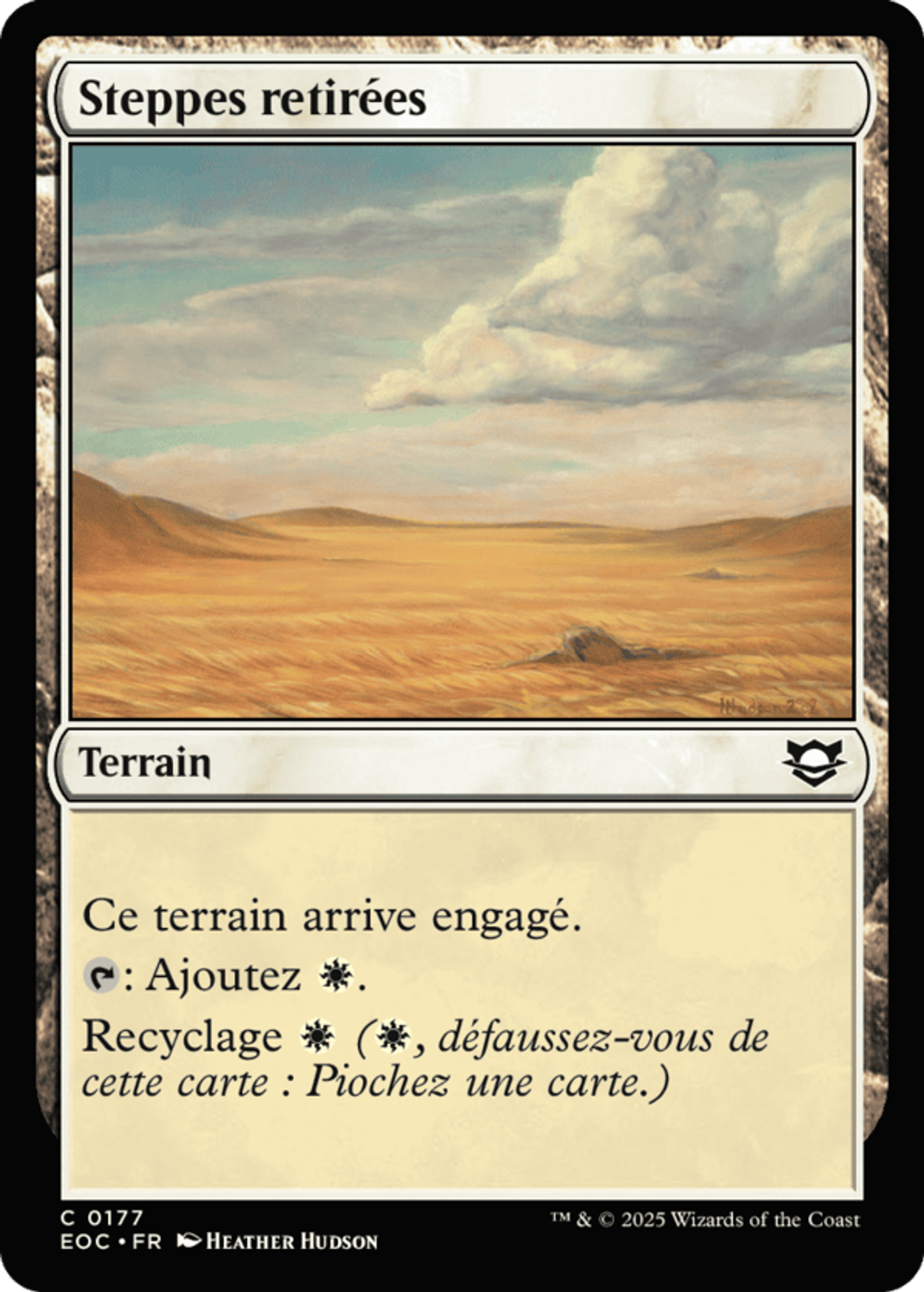 Steppes retirées — Edge of Eternities Commander — Magic: The Gathering
