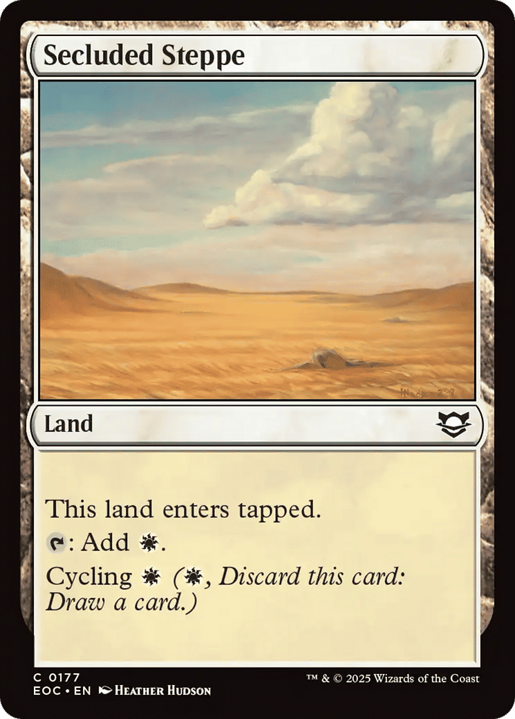Secluded Steppe — Edge of Eternities Commander — Magic: The Gathering