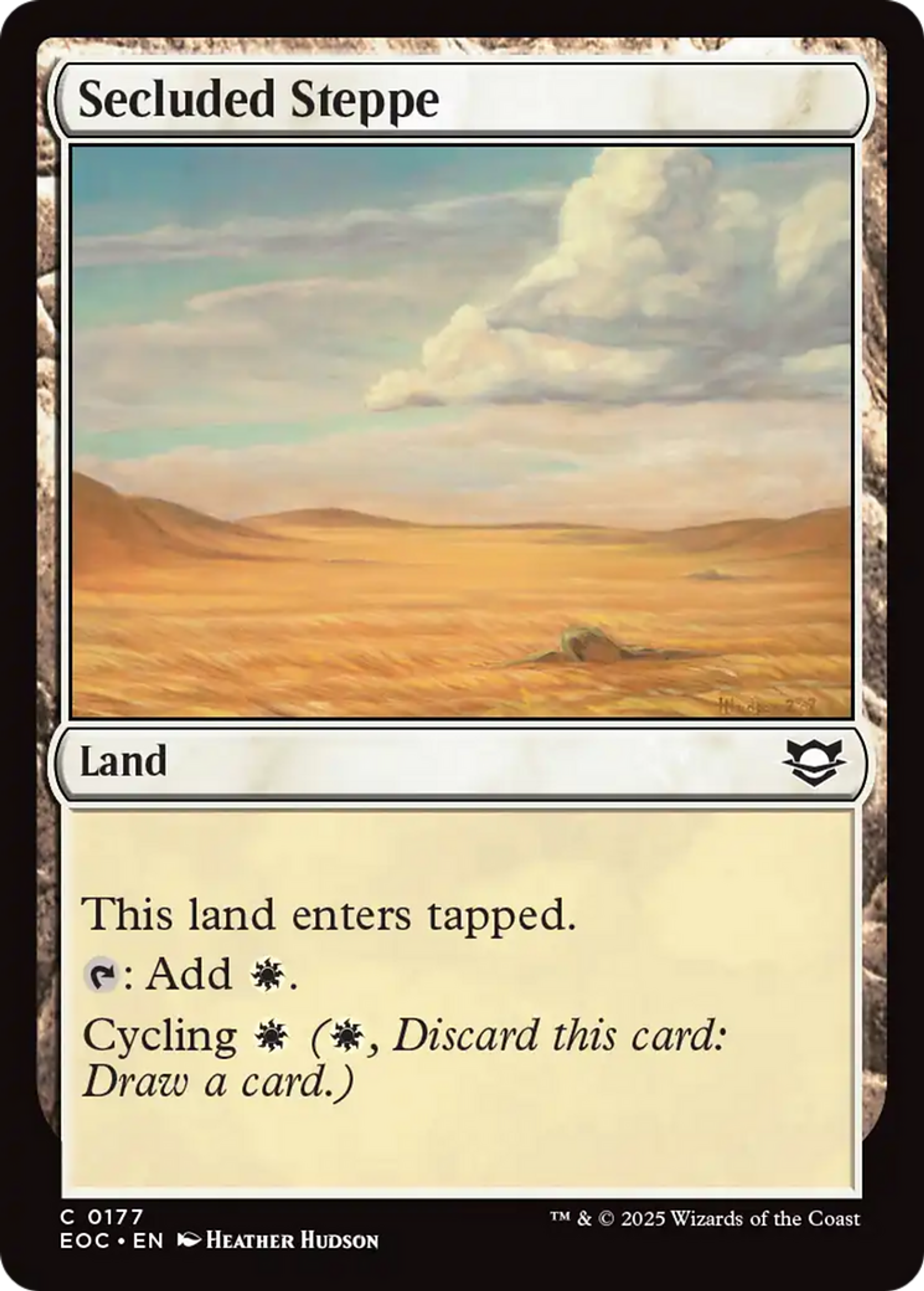 Secluded Steppe — Edge of Eternities Commander — Magic: The Gathering
