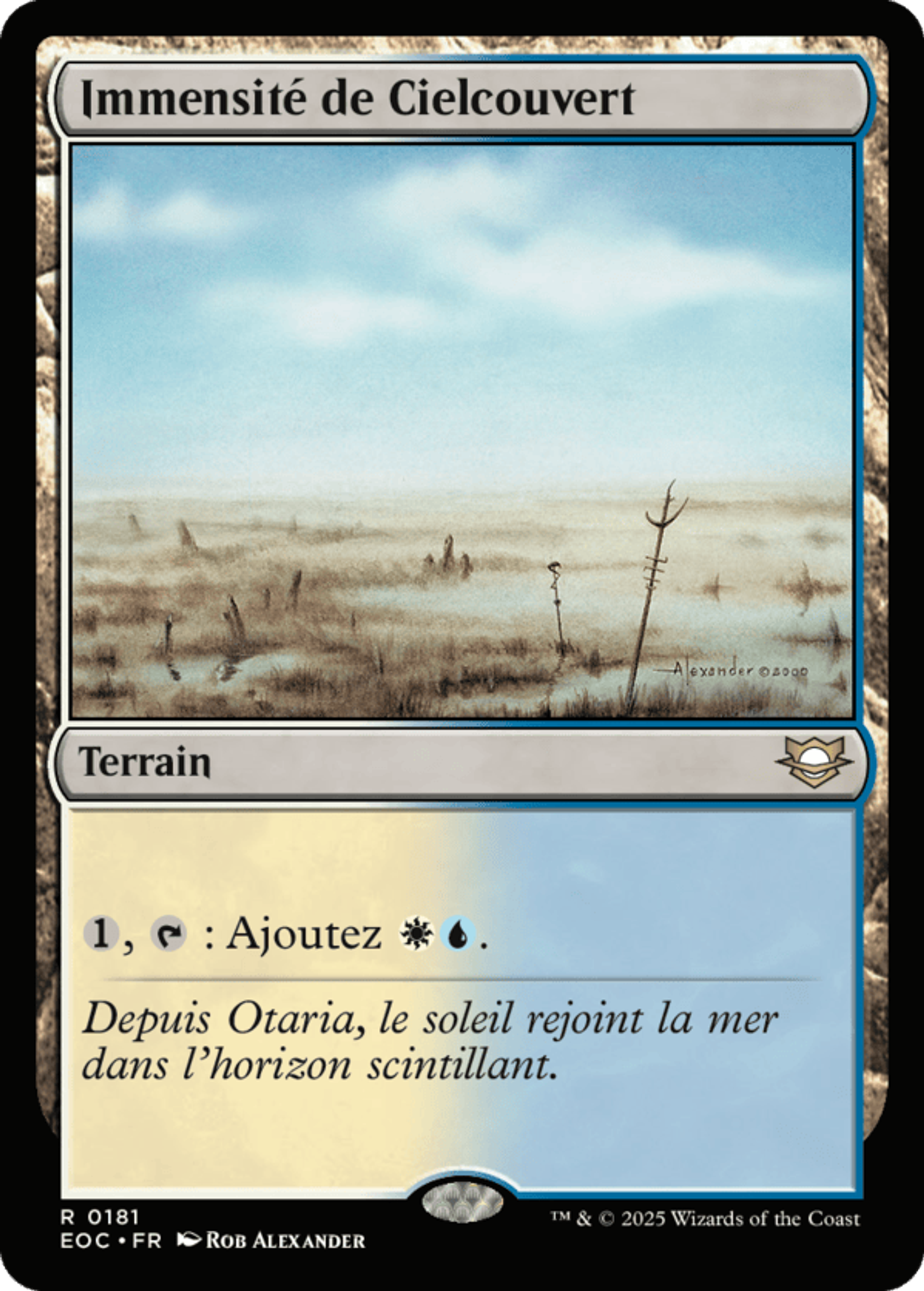Immensité de Cielcouvert — Edge of Eternities Commander — Magic: The Gathering