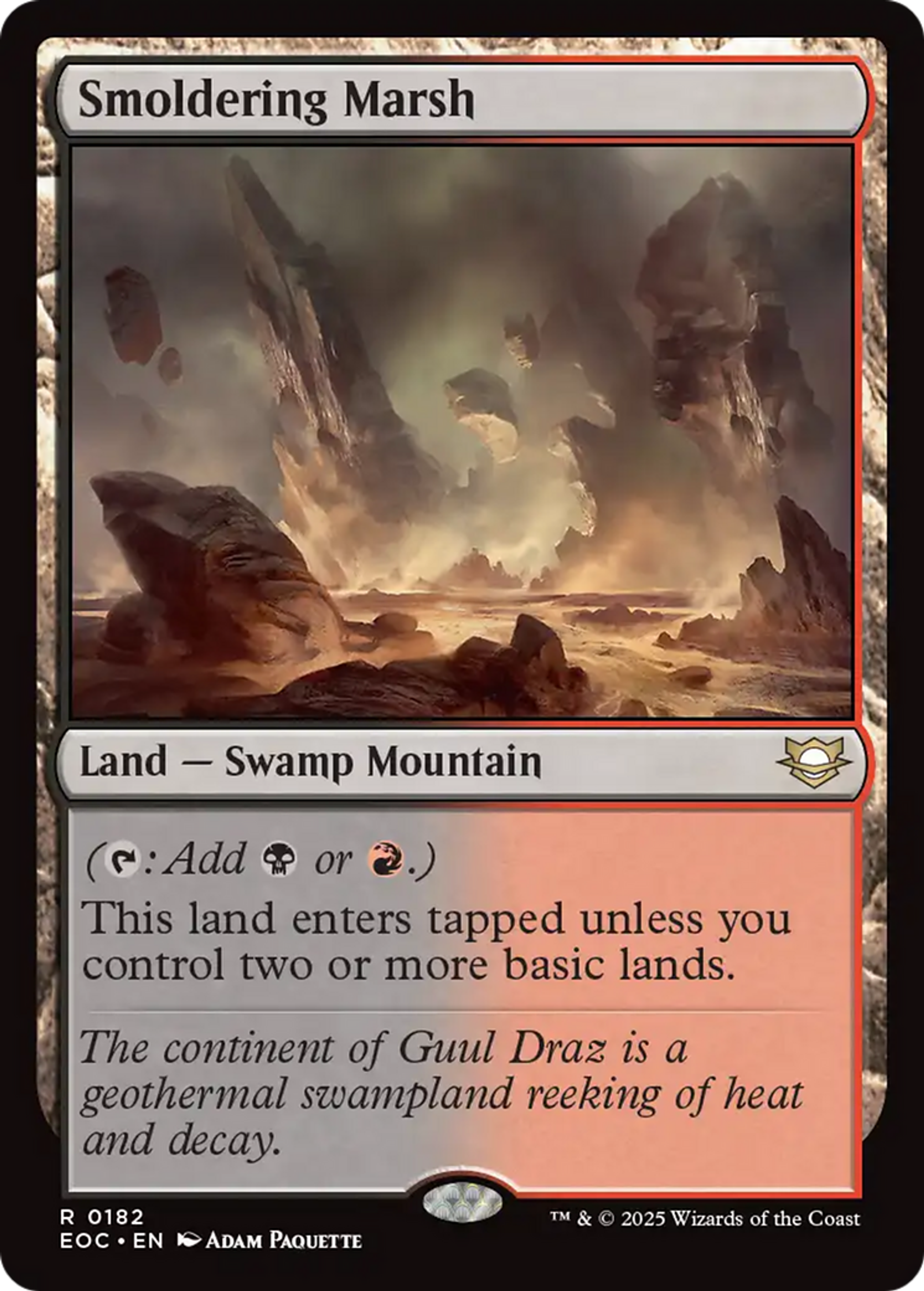 Smoldering Marsh — Edge of Eternities Commander — Magic: The Gathering