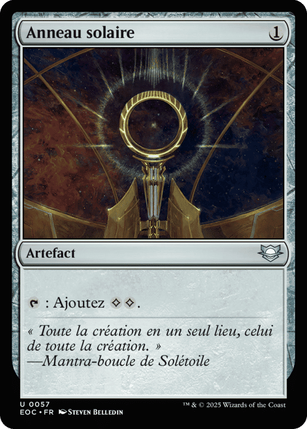 Anneau solaire — Edge of Eternities Commander — Magic: The Gathering