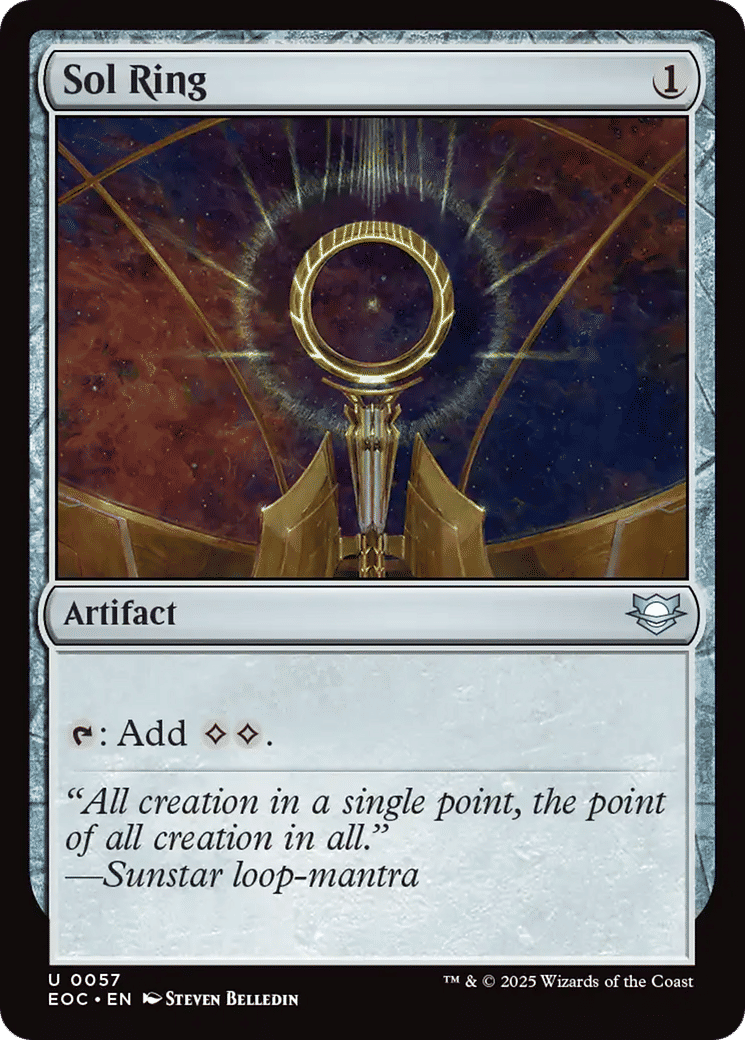 Sol Ring — Edge of Eternities Commander — Magic: The Gathering