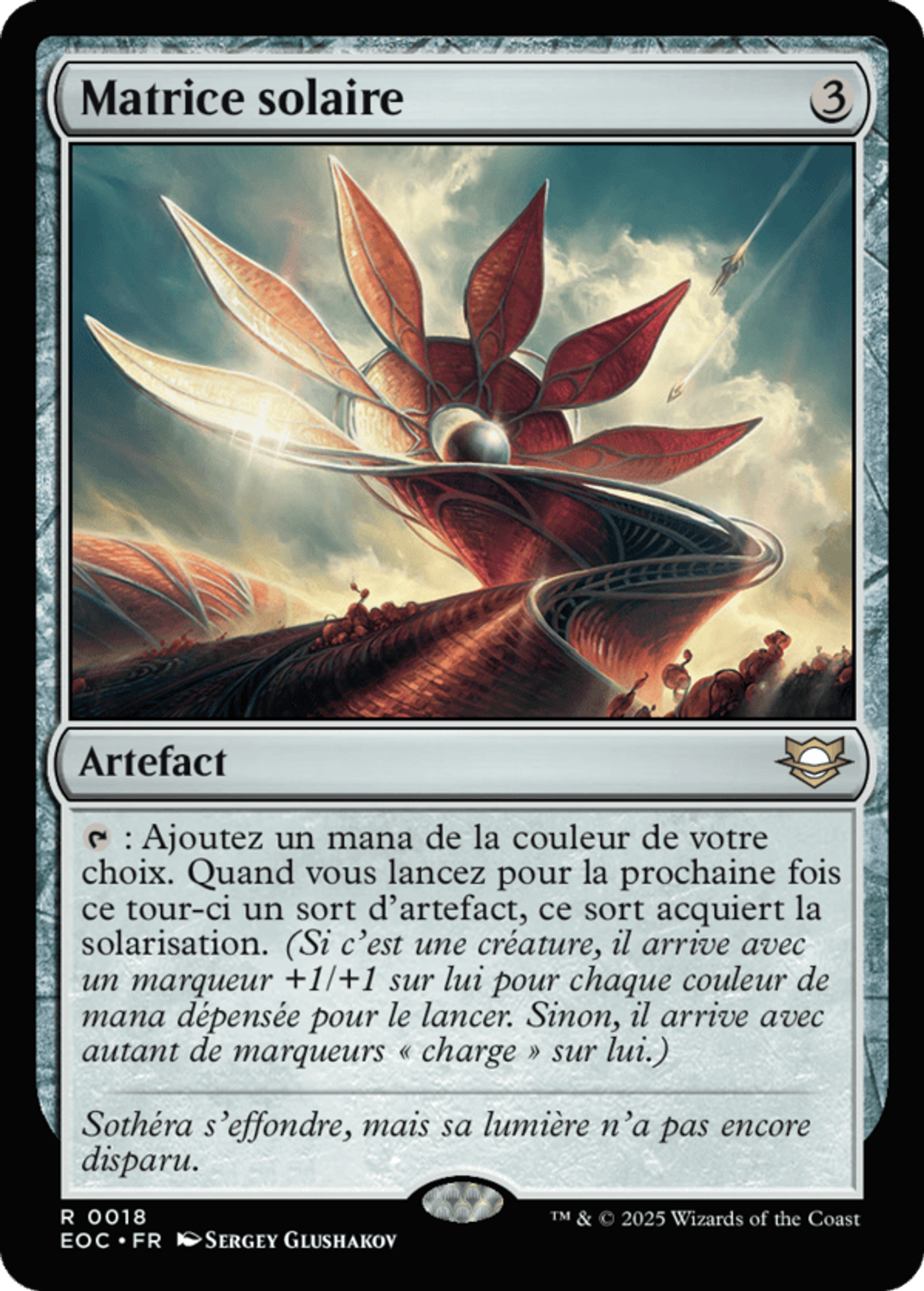 Matrice solaire — Edge of Eternities Commander — Magic: The Gathering