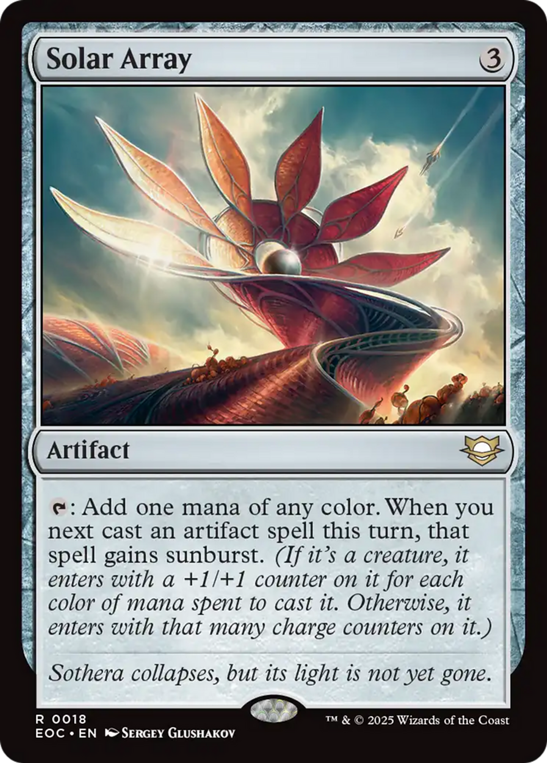 Solar Array — Edge of Eternities Commander — Magic: The Gathering