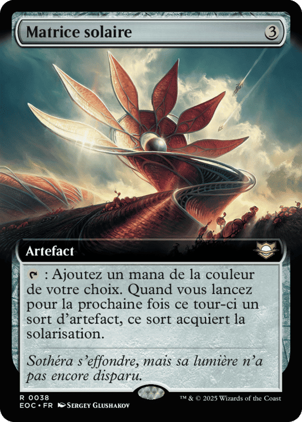 Matrice solaire — Edge of Eternities Commander — Magic: The Gathering