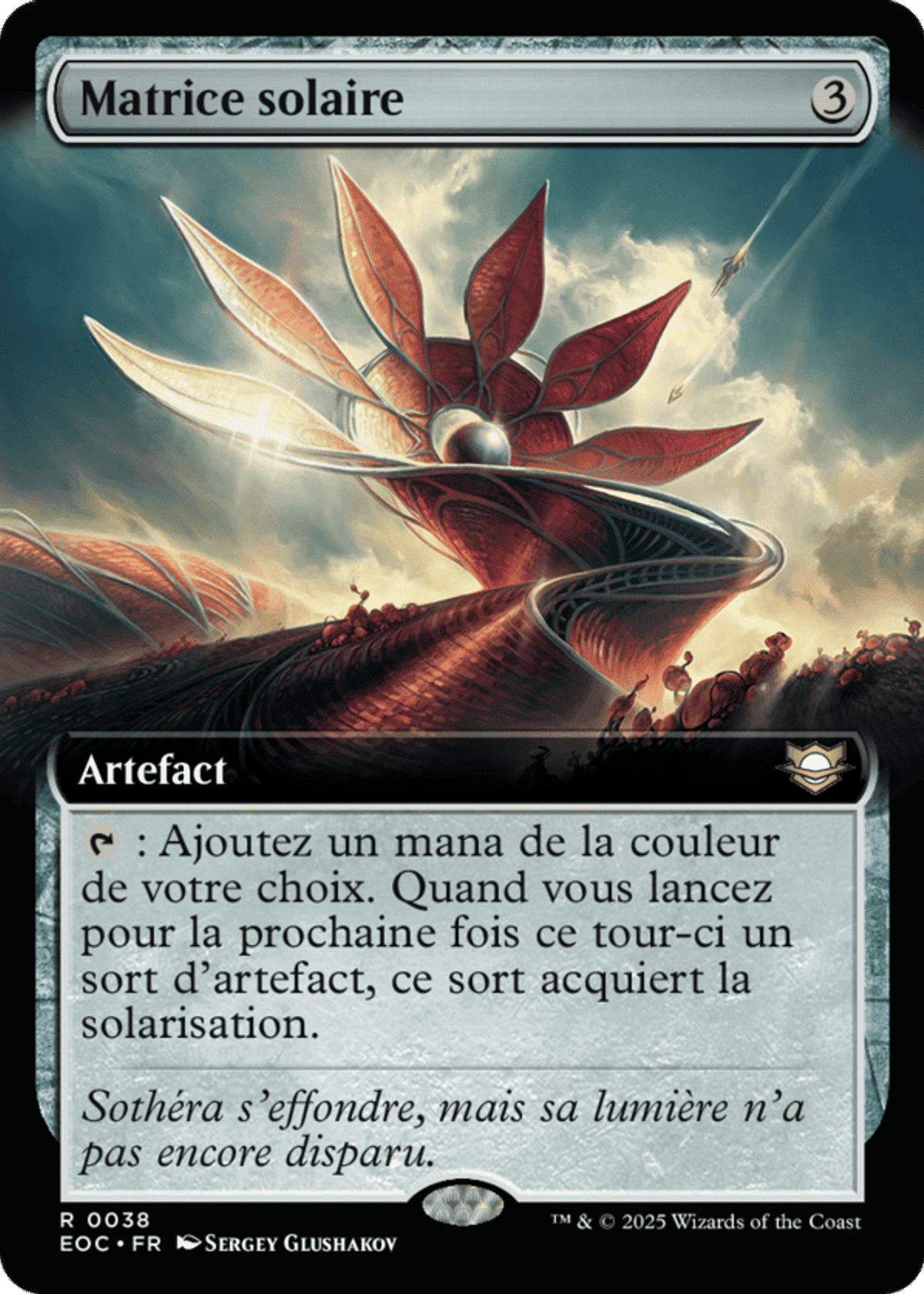 Matrice solaire from Edge of Eternities Commander - Magic: The Gathering