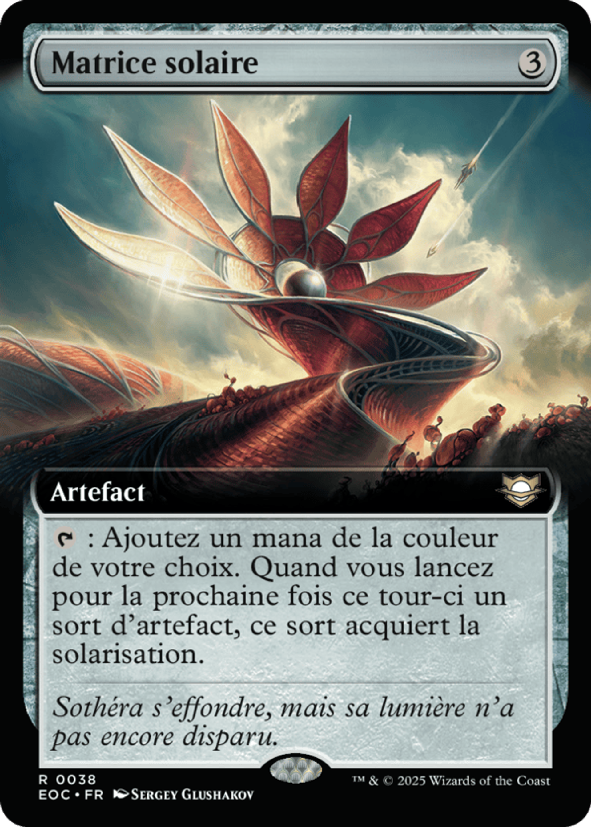 Matrice solaire — Edge of Eternities Commander — Magic: The Gathering