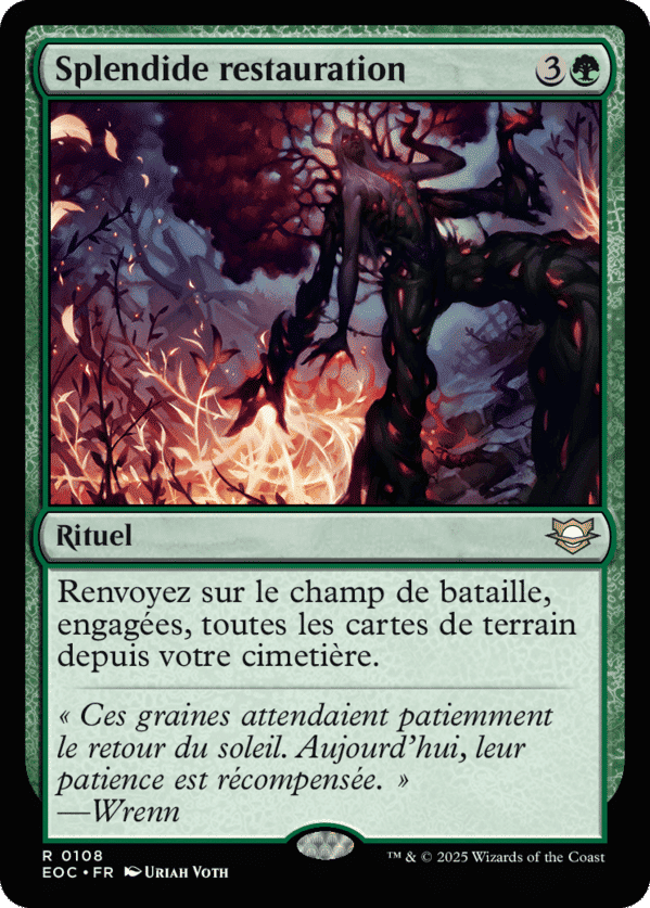 Splendide restauration — Edge of Eternities Commander — Magic: The Gathering