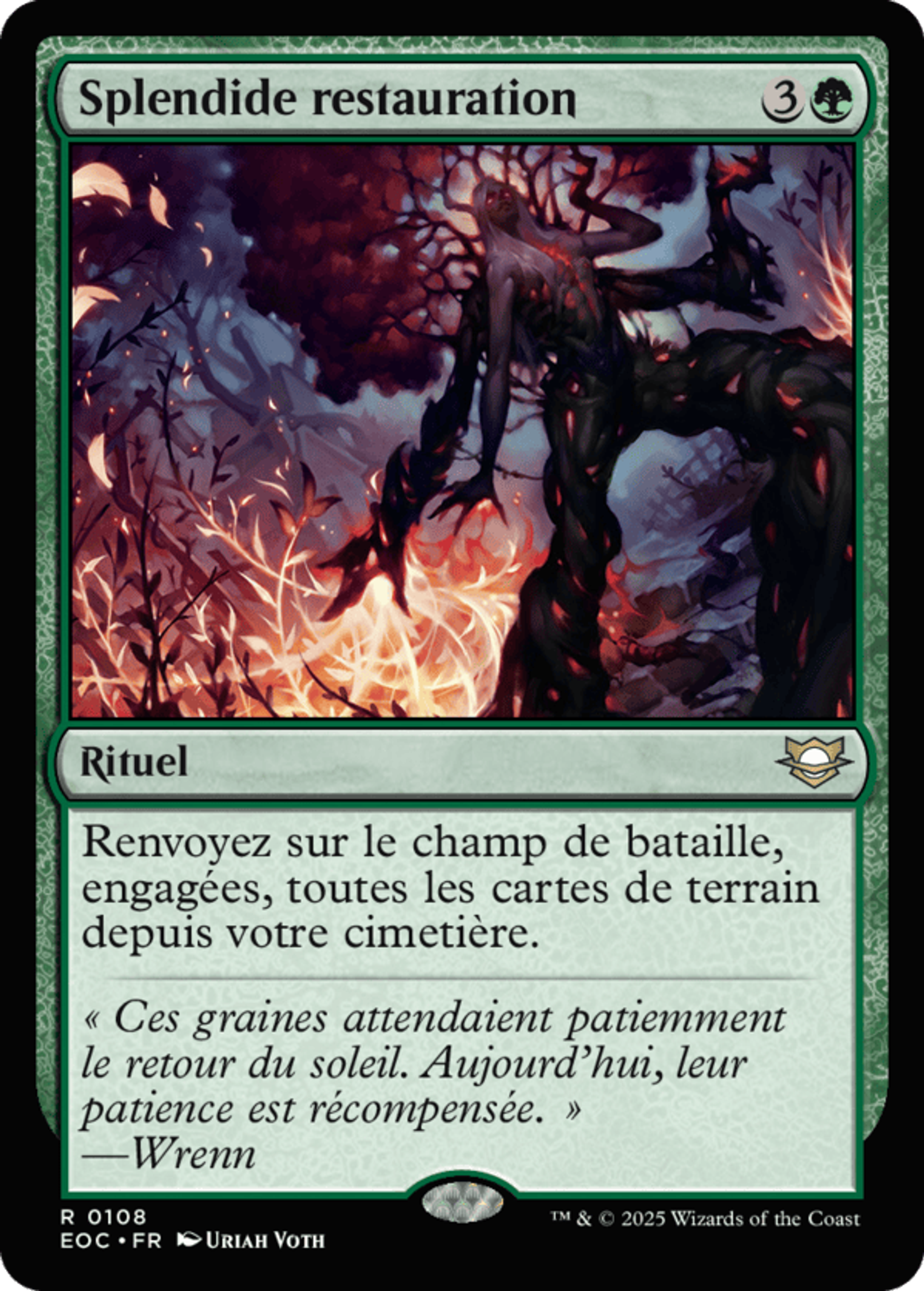 Splendide restauration — Edge of Eternities Commander — Magic: The Gathering