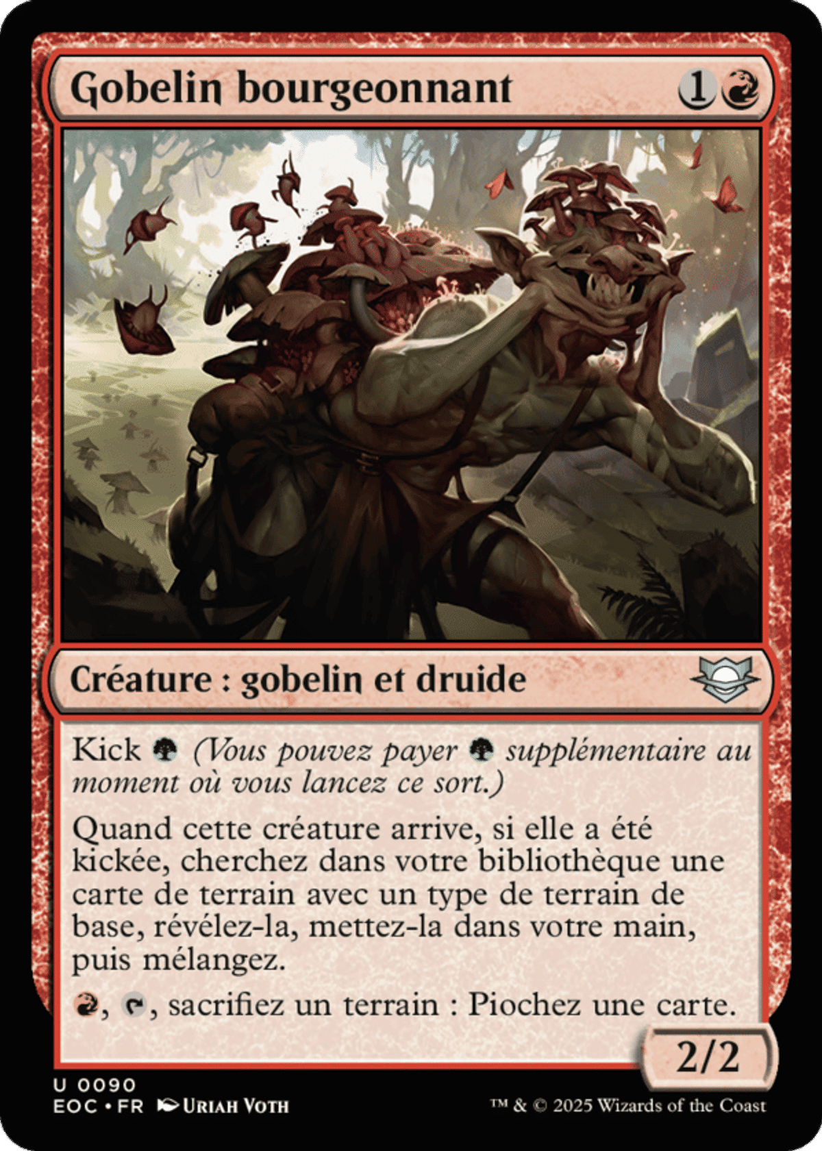 Gobelin bourgeonnant from Edge of Eternities Commander - Magic: The Gathering