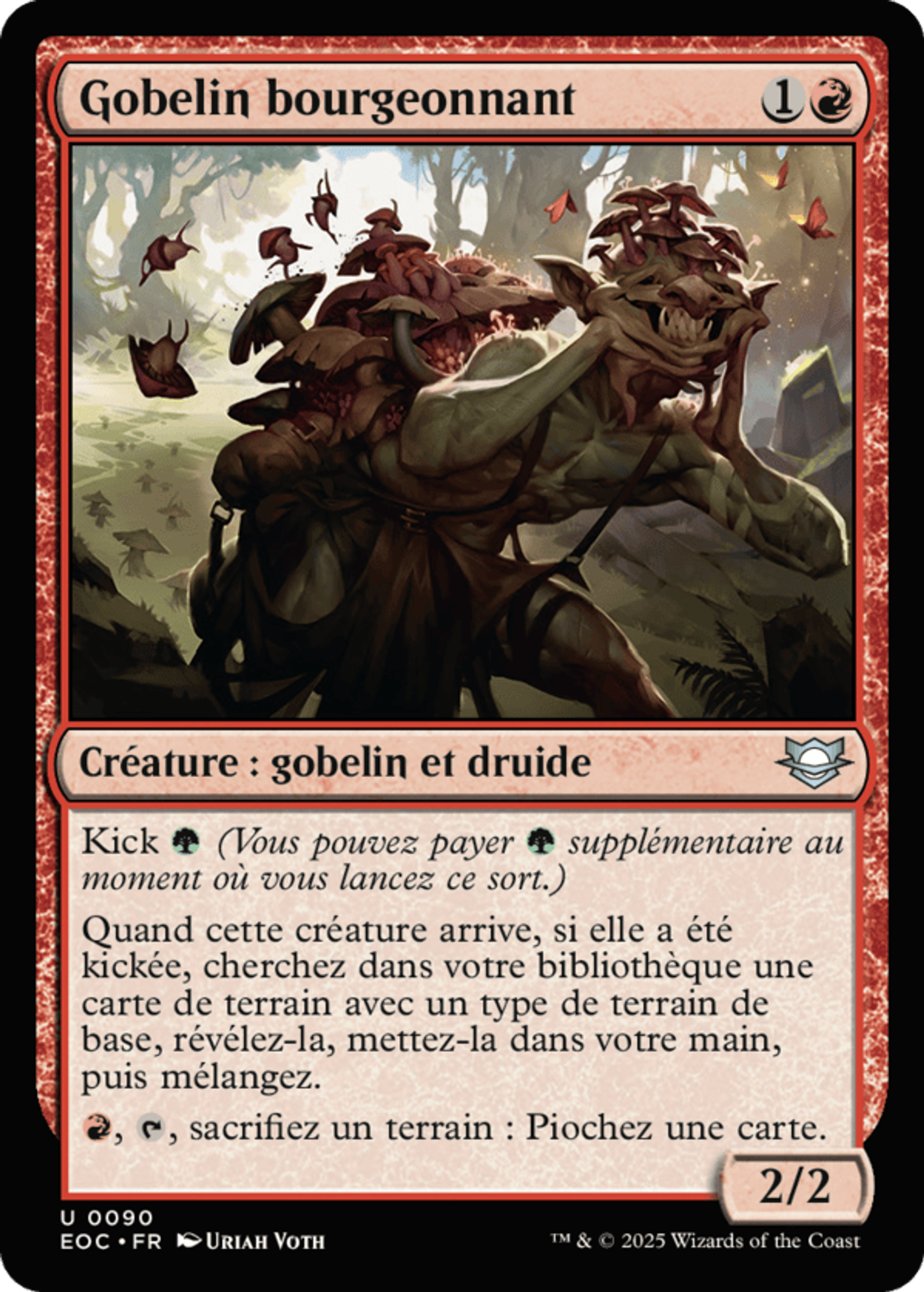 Gobelin bourgeonnant — Edge of Eternities Commander — Magic: The Gathering