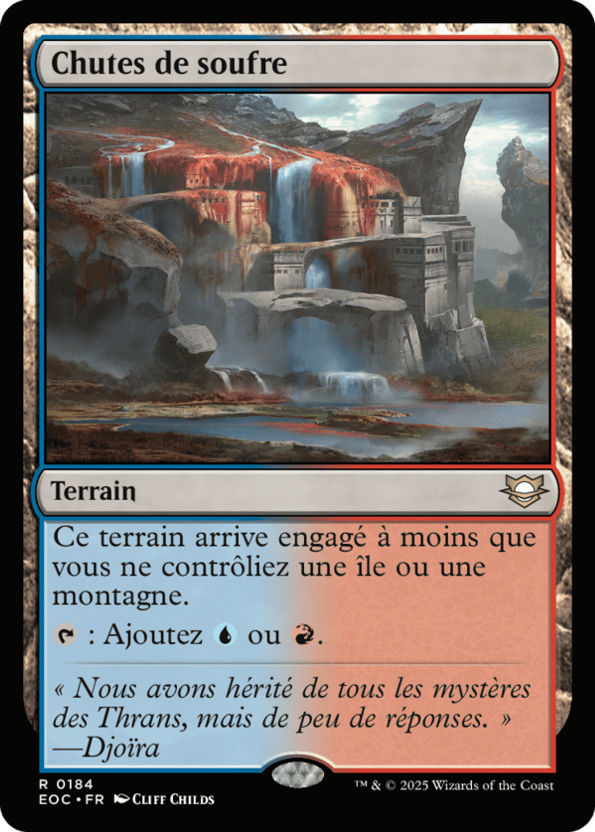 Chutes de soufre — Edge of Eternities Commander — Magic: The Gathering