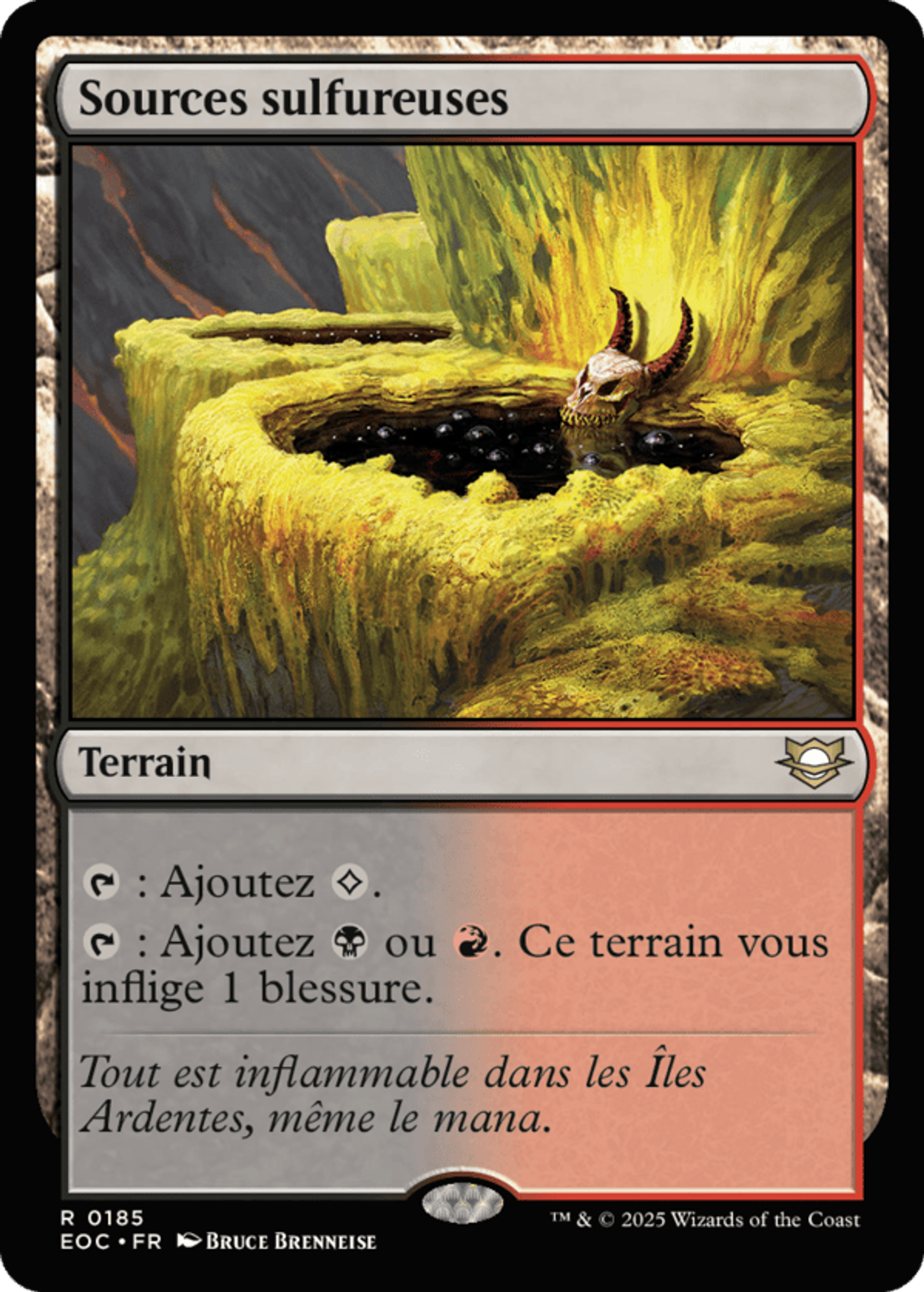 Sources sulfureuses — Edge of Eternities Commander — Magic: The Gathering