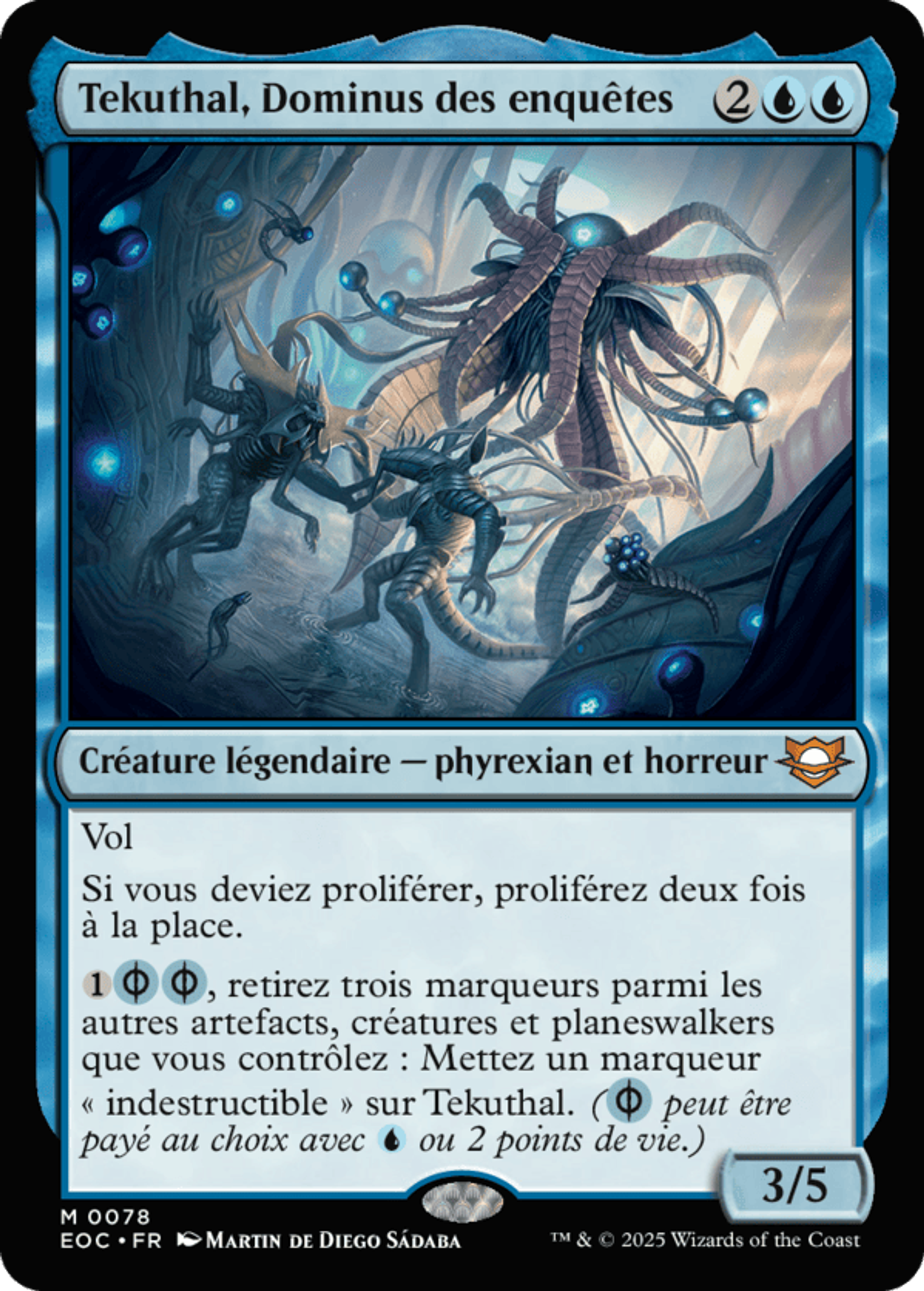 Tekuthal, Dominus des enquêtes — Edge of Eternities Commander — Magic: The Gathering