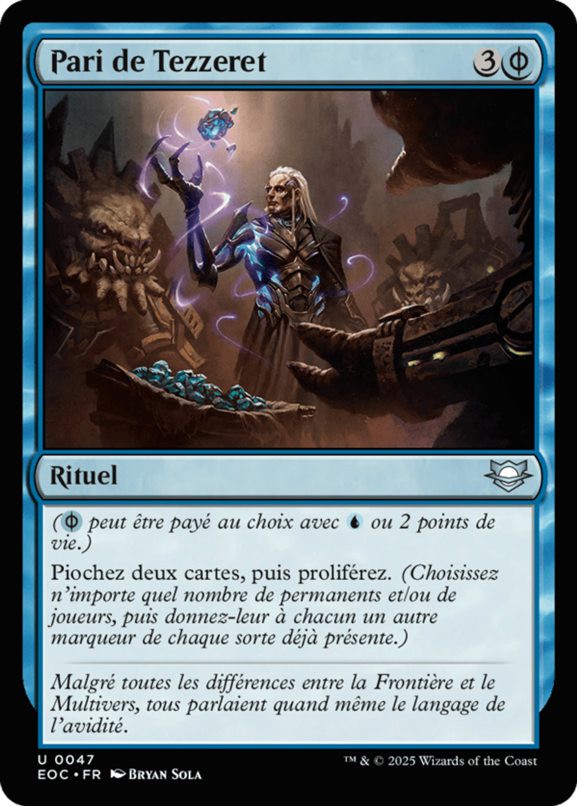 Pari de Tezzeret — Edge of Eternities Commander — Magic: The Gathering