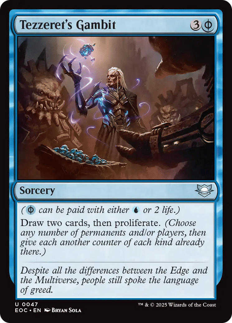 Tezzeret's Gambit — Edge of Eternities Commander — Magic: The Gathering